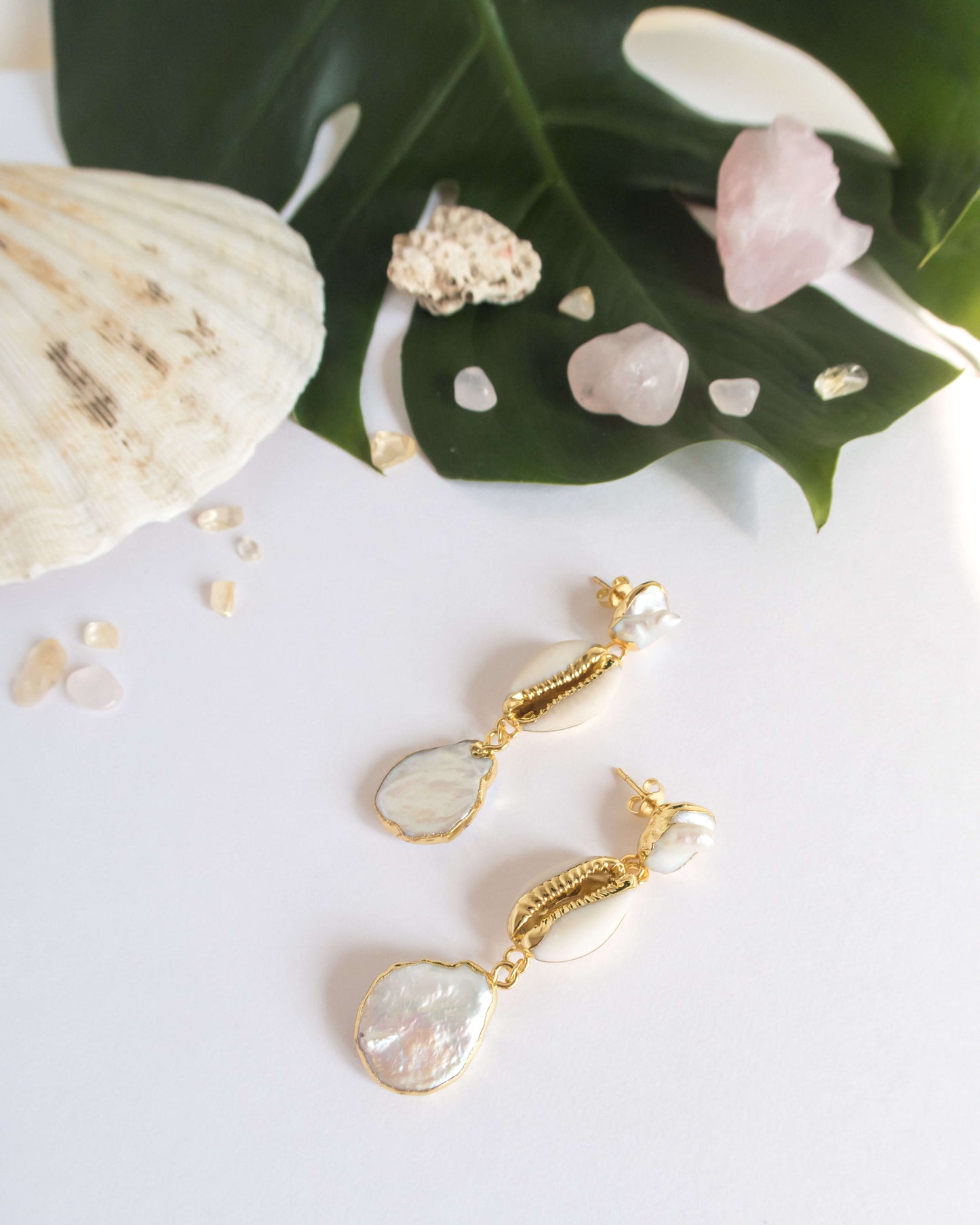 cercei perfecti pentru vara perle naturale love and stars jewels