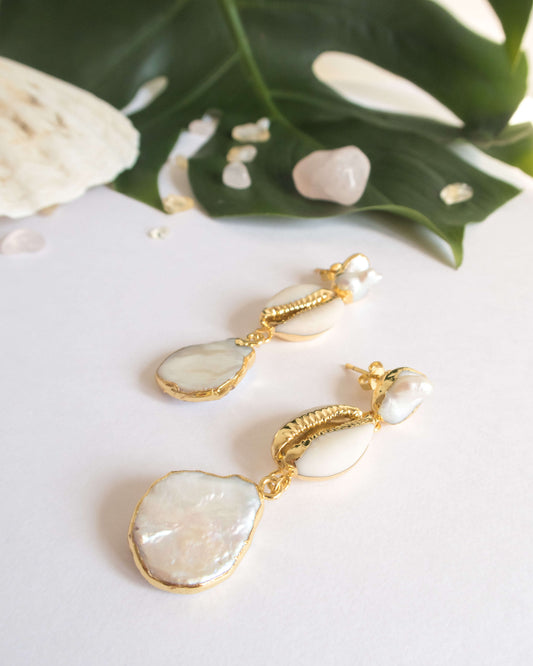 cercei perfecti pentru vara perle naturale love and stars jewels