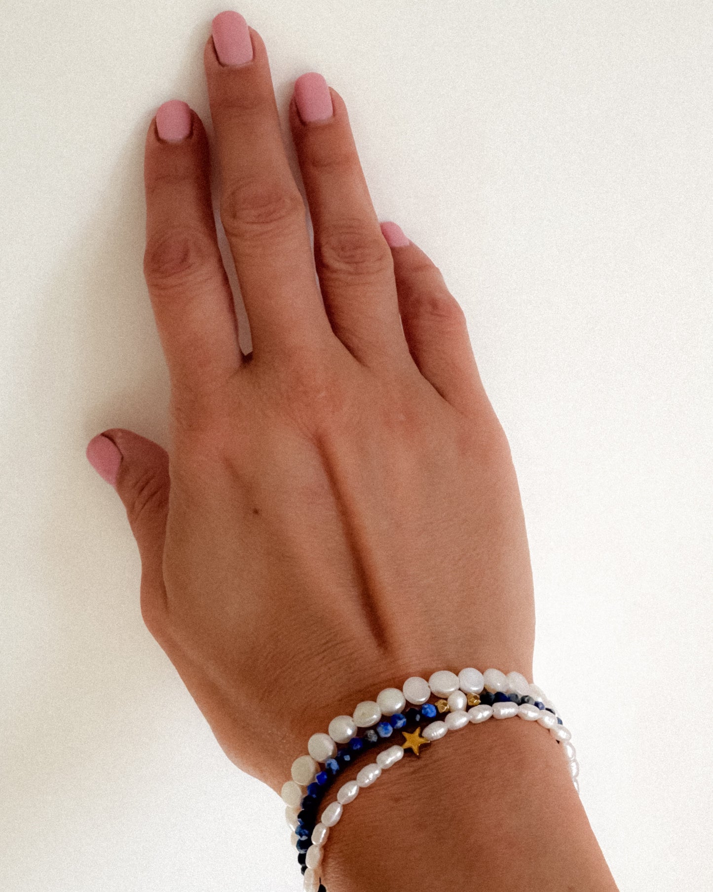 Brățară lapis lazuli perlă naturală