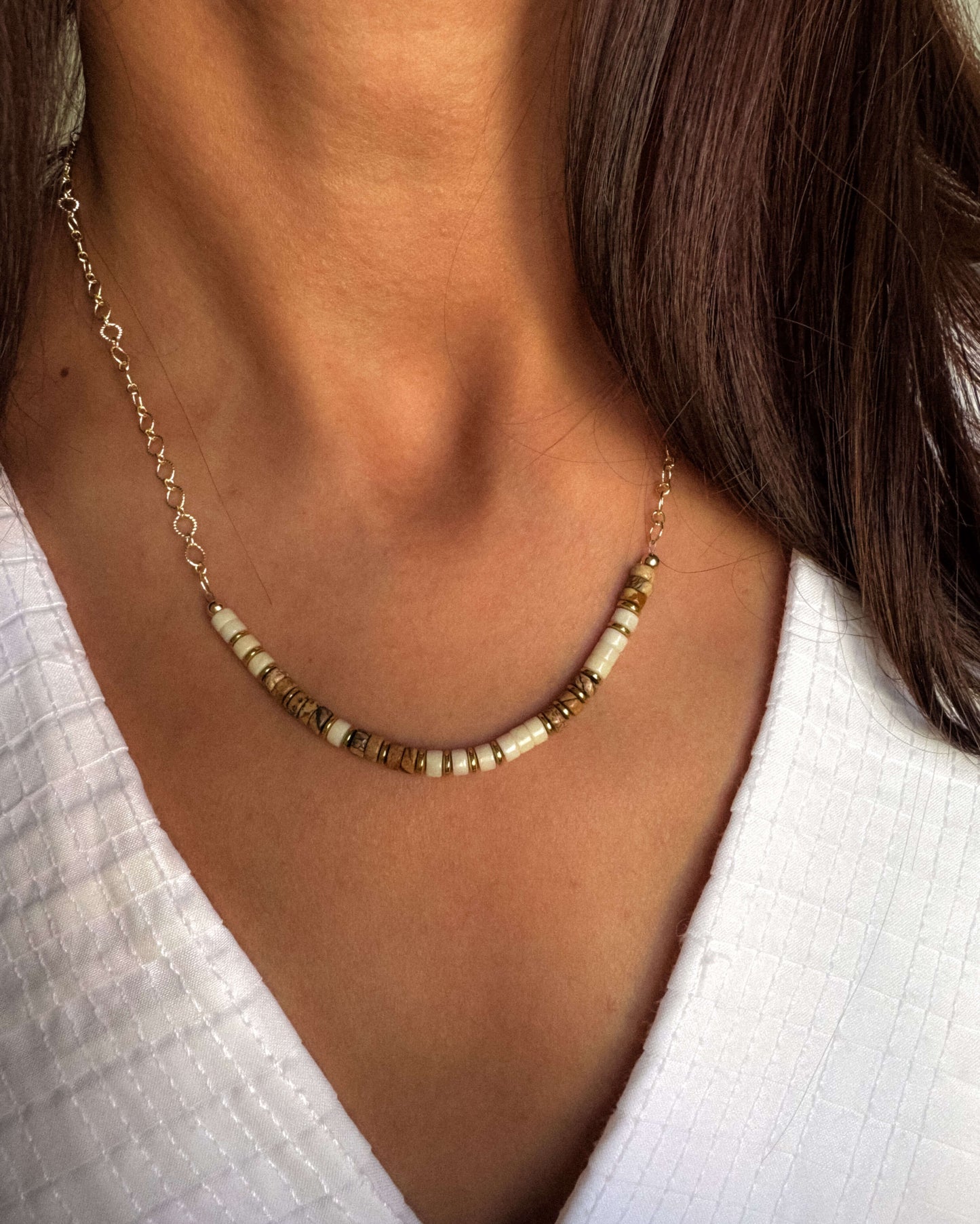 Colier basic pentru vara Love and Stars Jewels