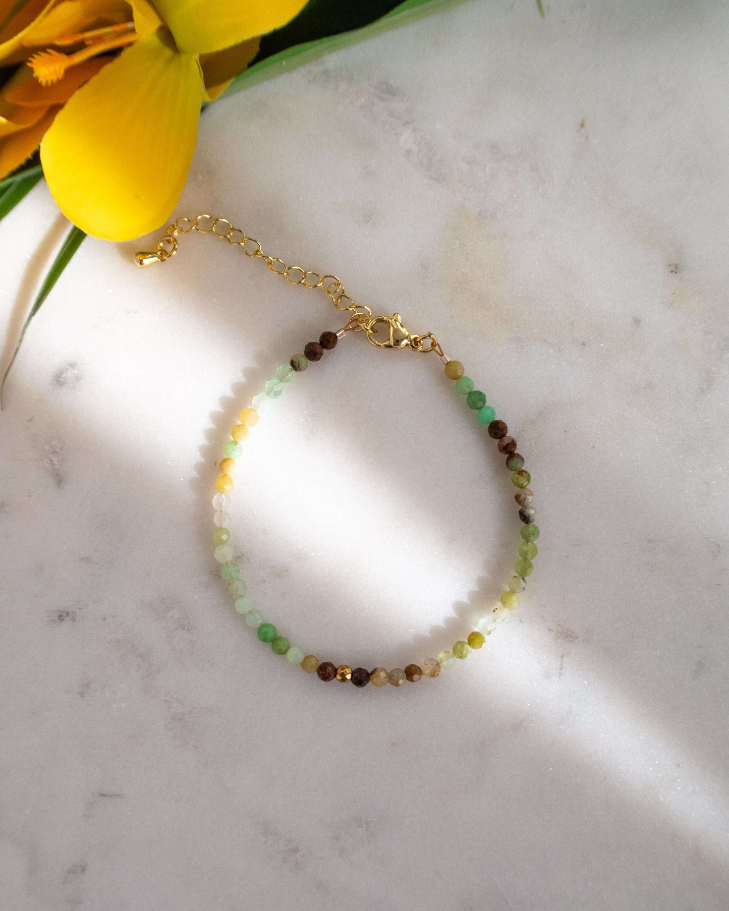 Bratara crisopraz Love and Stars Jewels