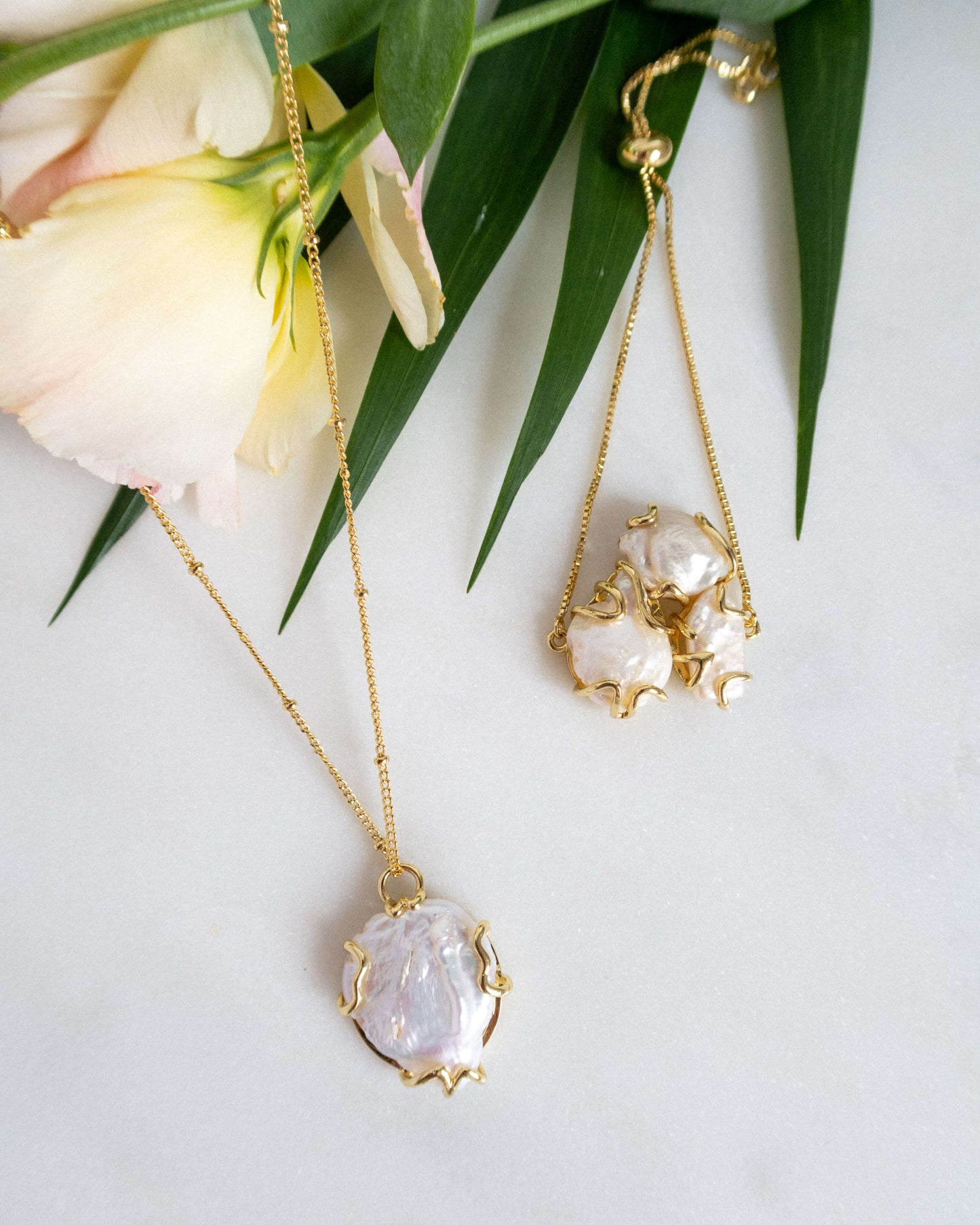 Set bijuterii perle naturale bijuterii frumoase cadou mama cadou iubita Love and Stars Jewels