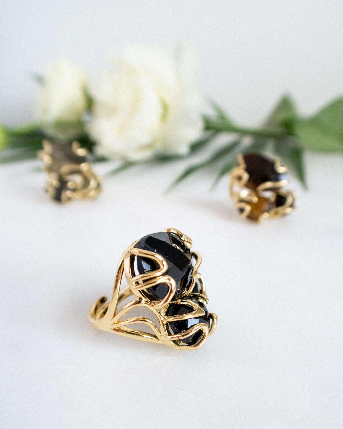 Inel reglabil onix toamna 2023 Love and Stars Jewels