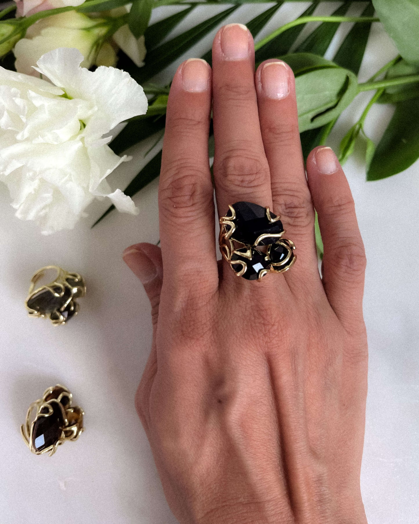 Inel reglabil onix toamna 2023 Love and Stars Jewels