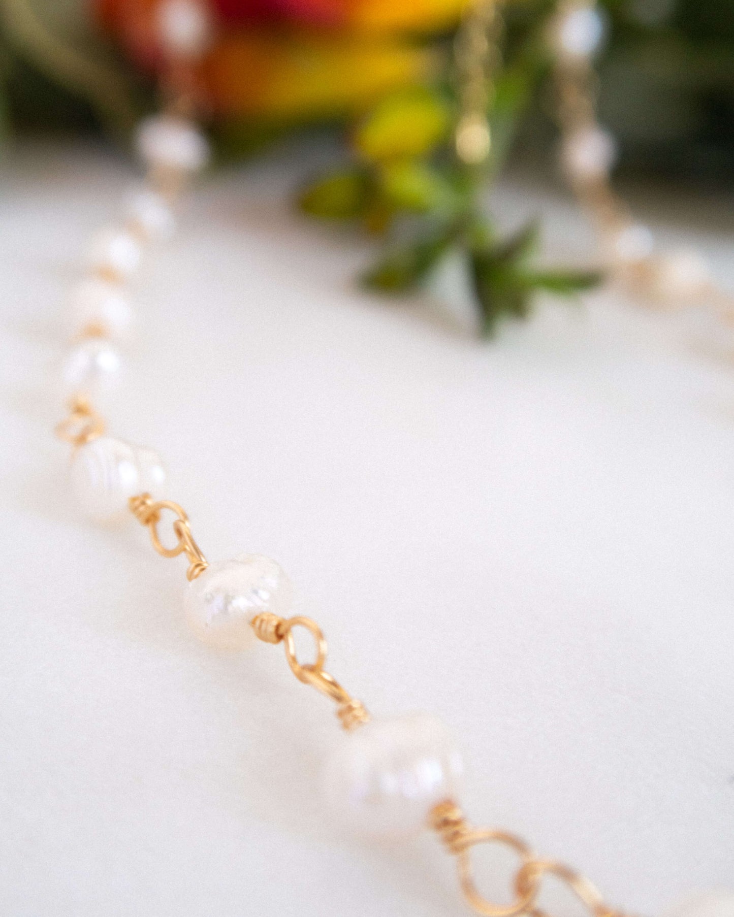 Colier perle naturale cadou pentru sotie Love and Stars Jewels