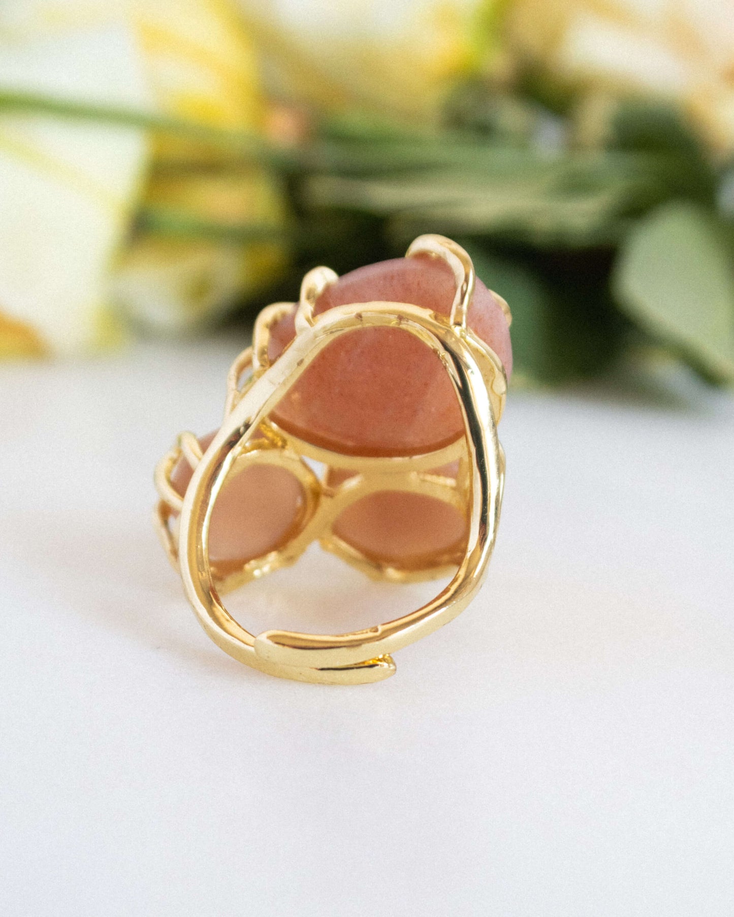 Inel reglabil piatra soarelui Love and Stars Jewels