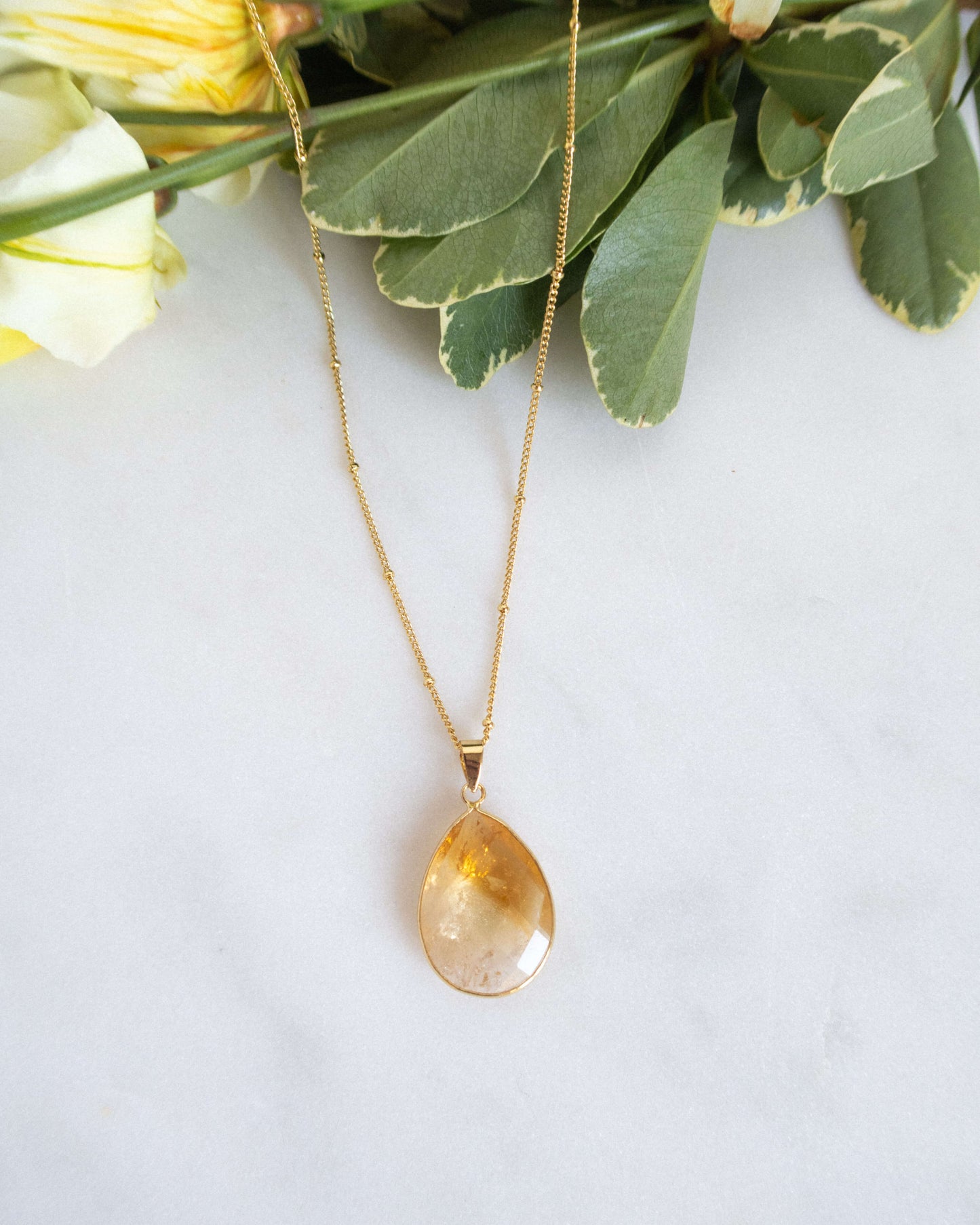 Colier citrin RACHELE