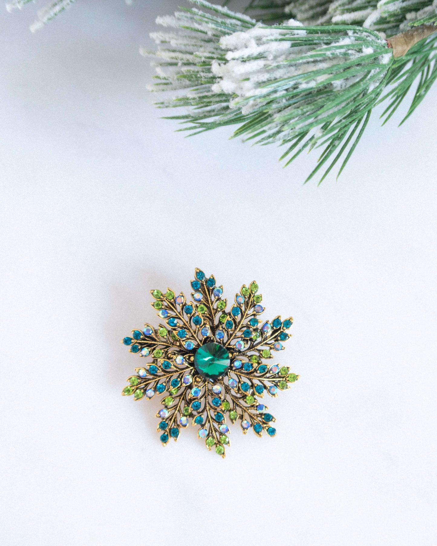 brosa cadou pentru craciun love and stars jewels