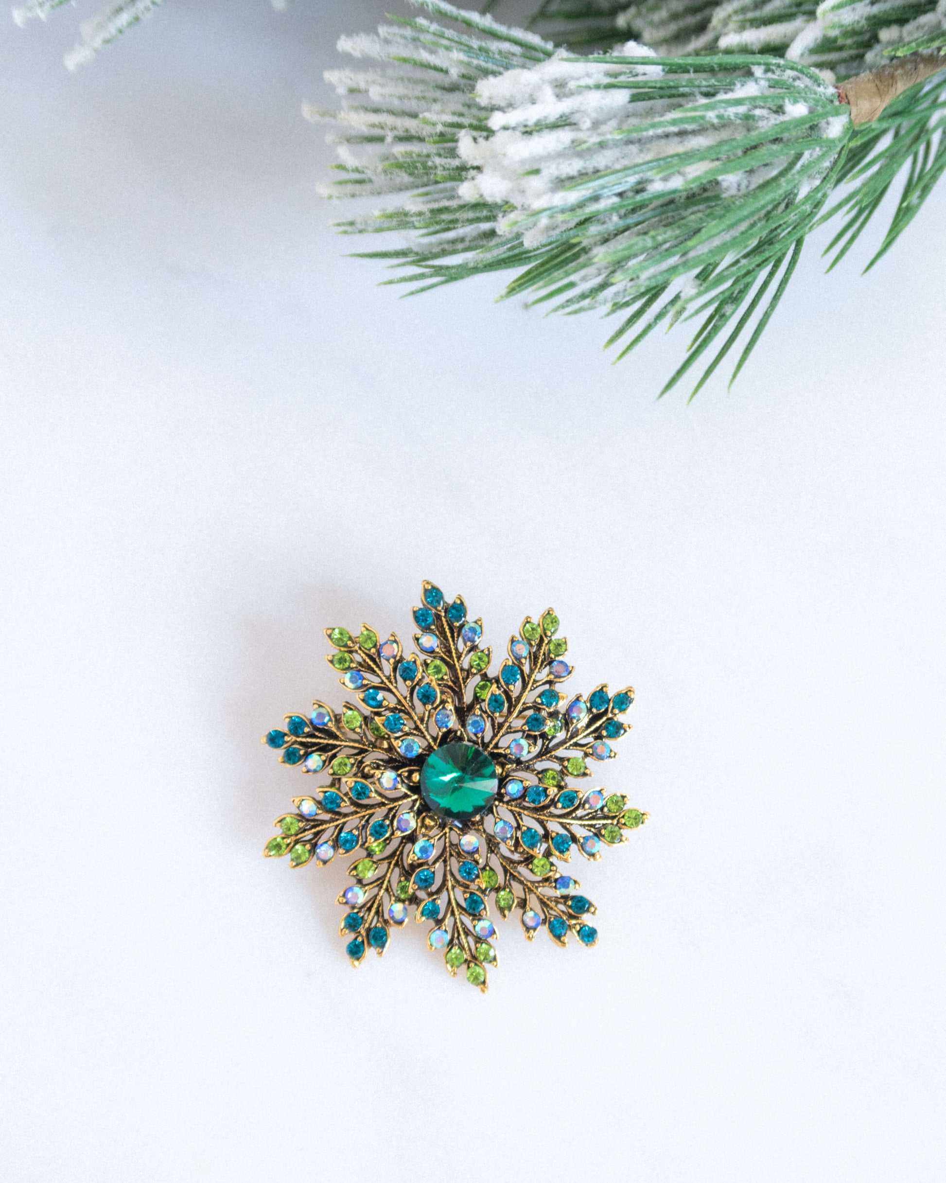 brosa cadou pentru craciun love and stars jewels