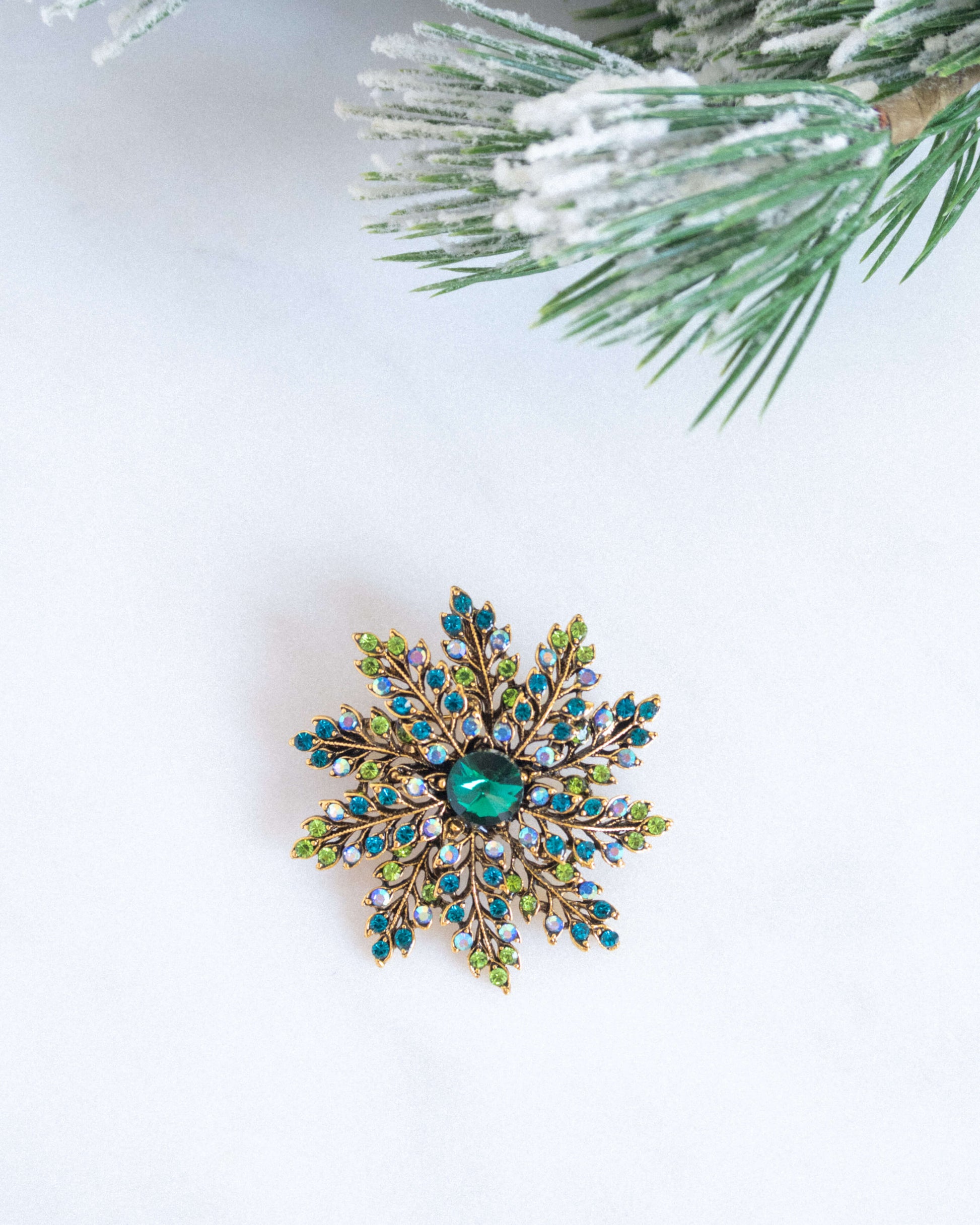 brosa cadou pentru craciun love and stars jewels