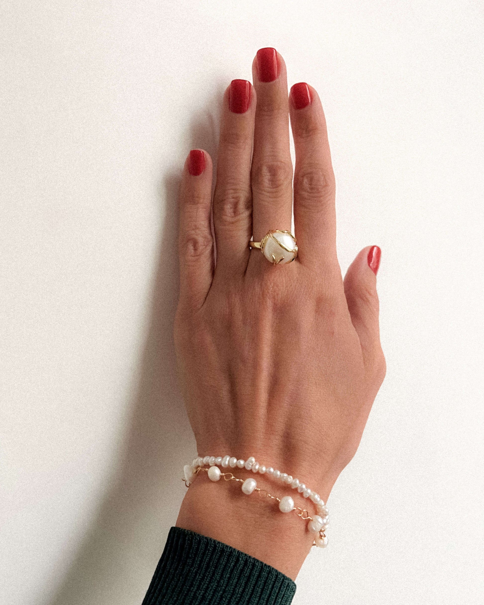 Bratara perle naturale mici cadou de Craciun Love and Stars Jewels