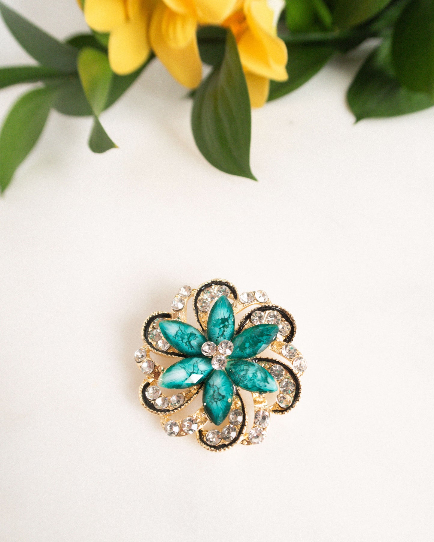 Brosa floare cadou martisor Love and stars Jewels