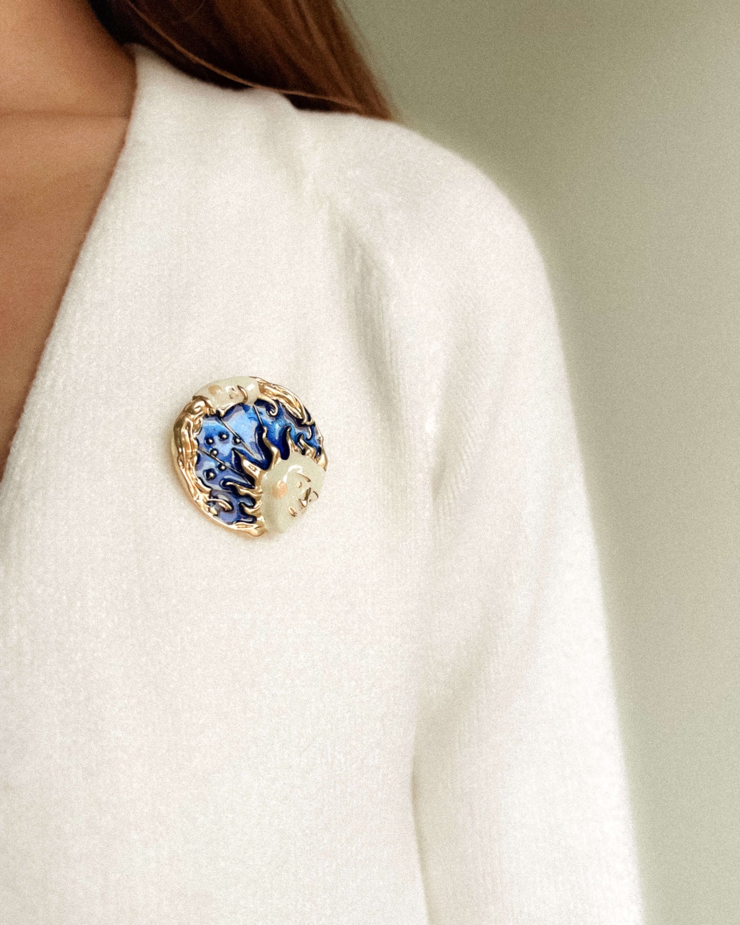 Brosa cadou martisor Love and stars Jewels