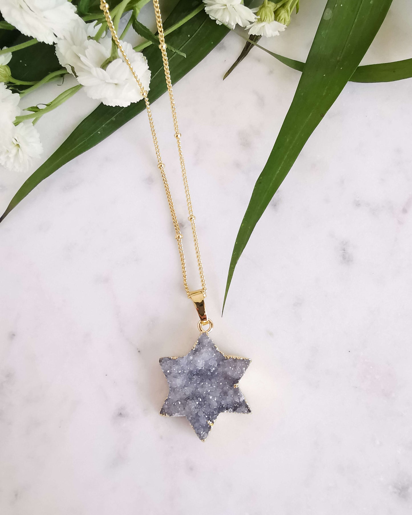 pandant stea in 6 colturi steaua lui david love and stars jewels