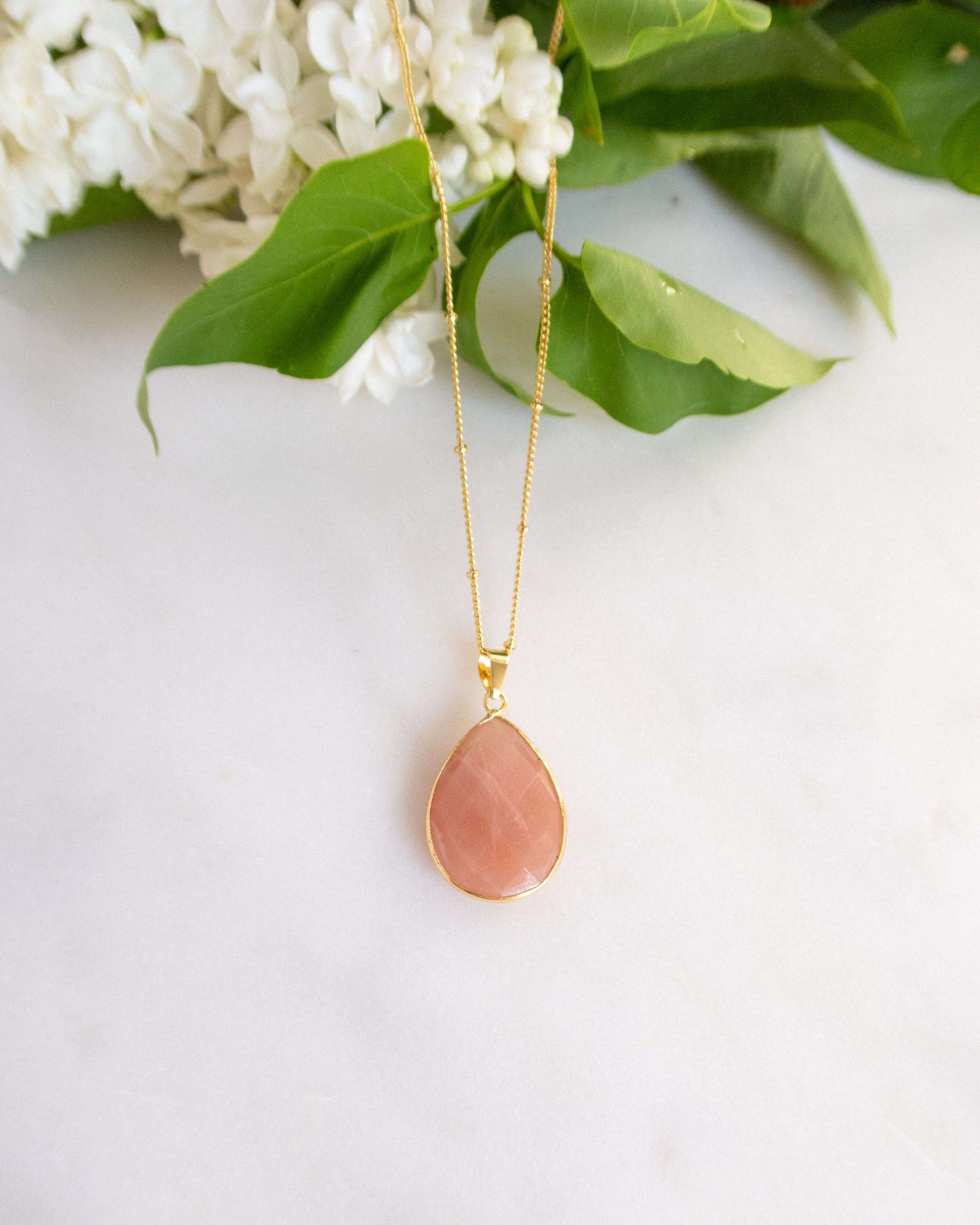 Colier pandant piatra soarelui Love and Stars Jewels