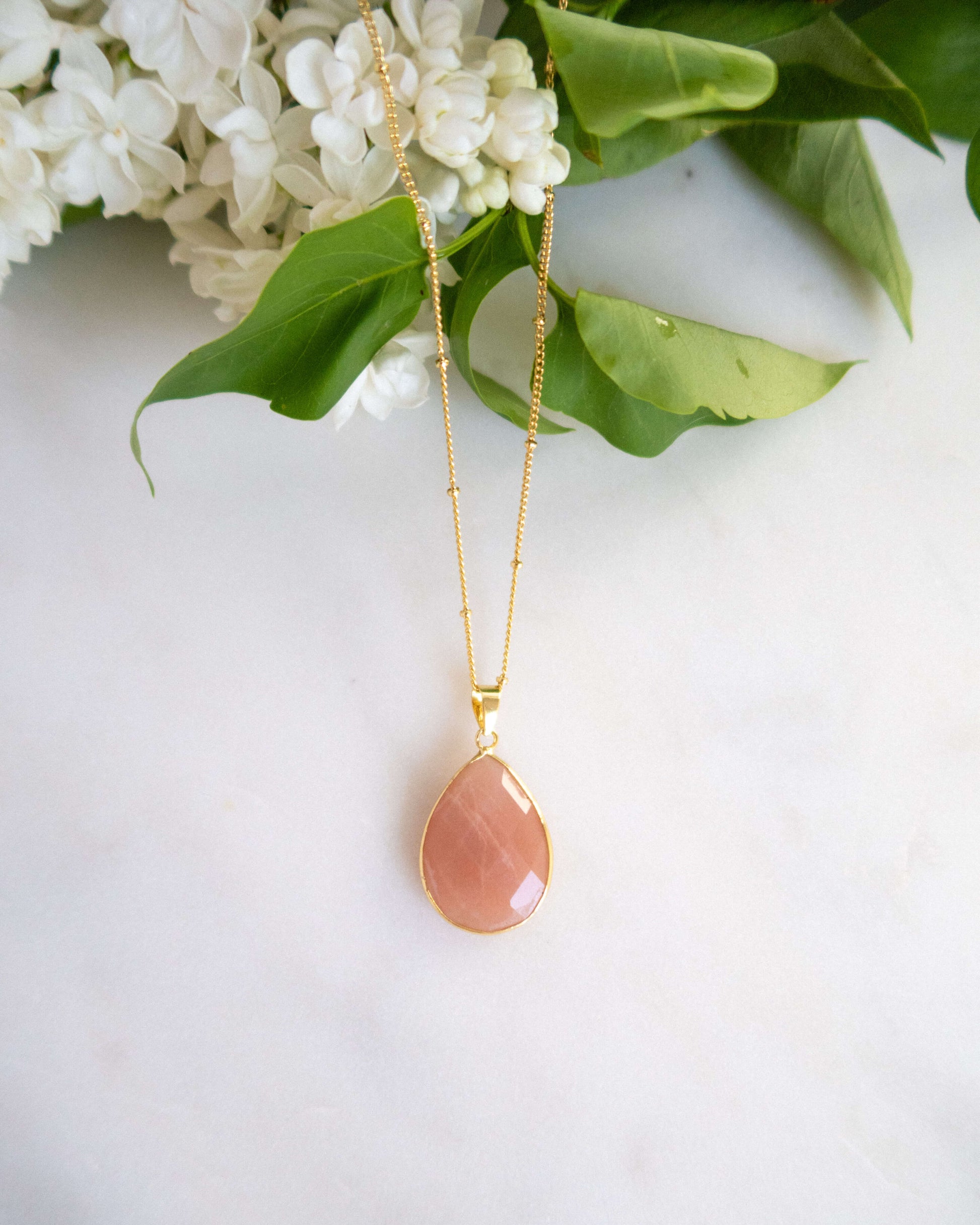 Colier pandant piatra soarelui Love and Stars Jewels