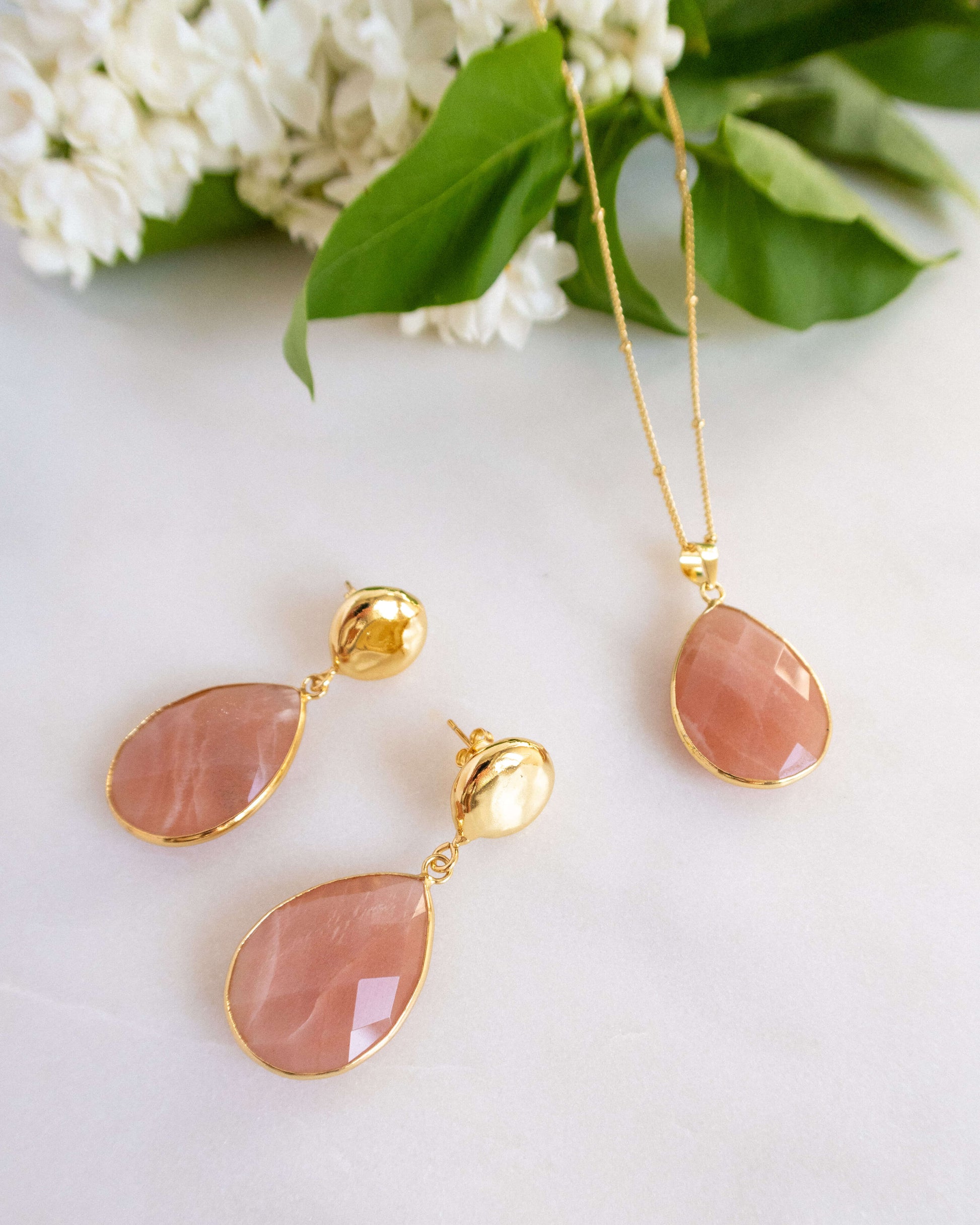 Cercei piatra soarelui Love and Stars Jewels