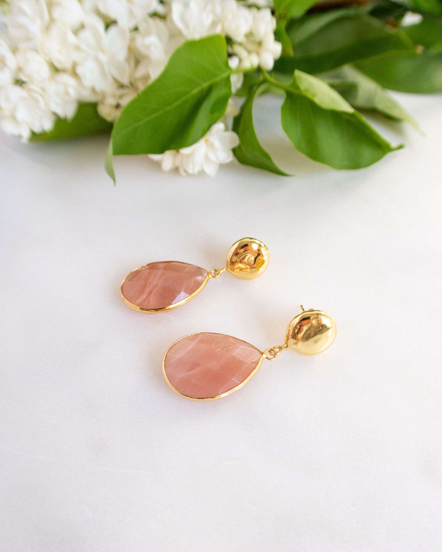 Cercei piatra soarelui Love and Stars Jewels