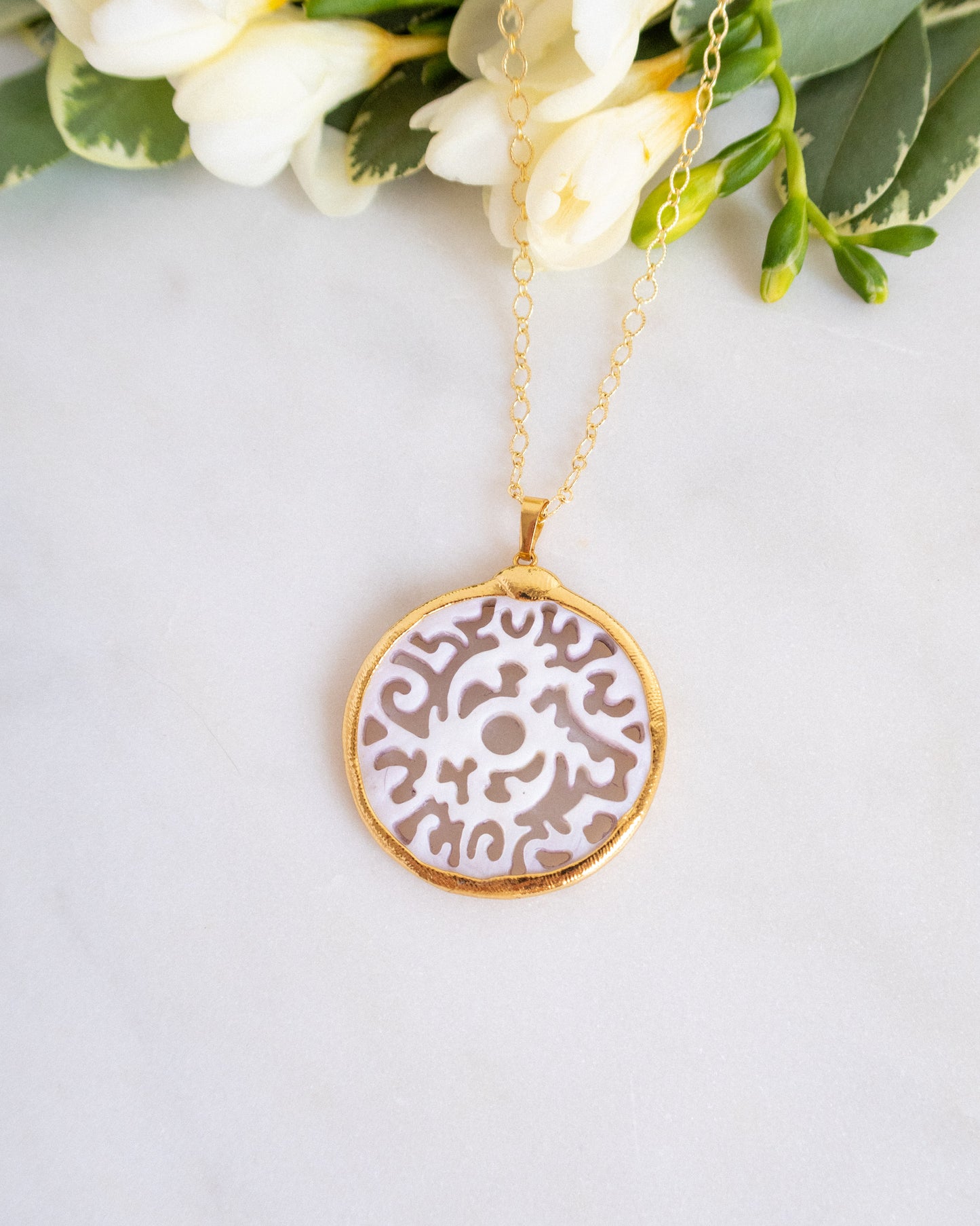 Colier lung pandant dantela Love and Stars Jewels