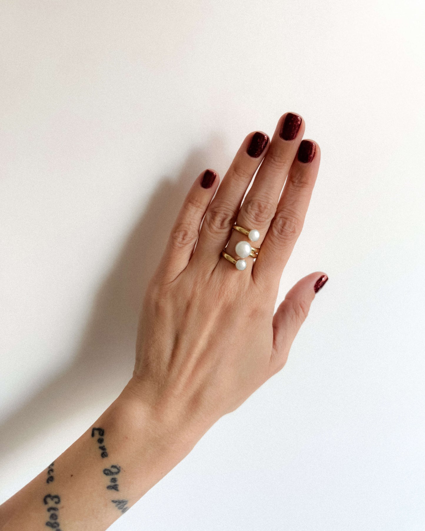 inel reglabil perle naturale love and stars jewels