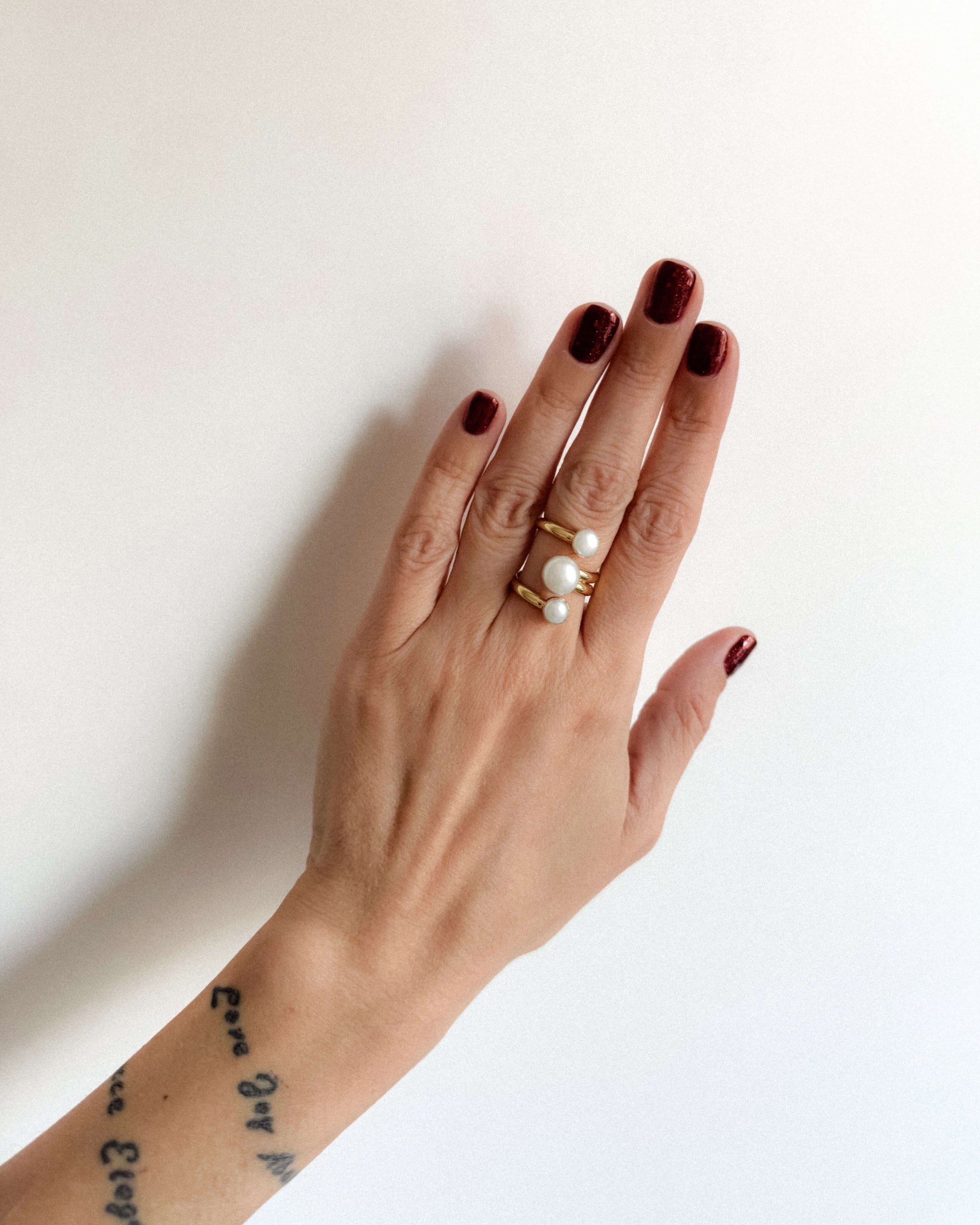 inel reglabil perle naturale love and stars jewels