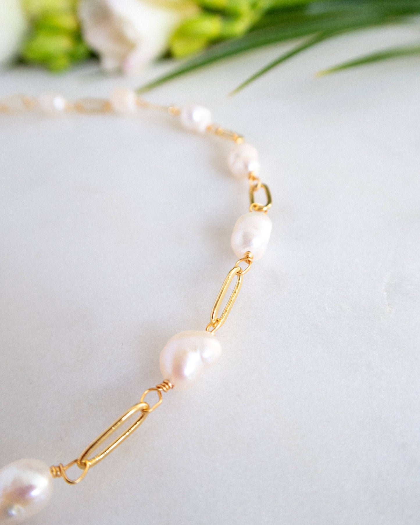 colier lant cu perle naturale love and stars jewels