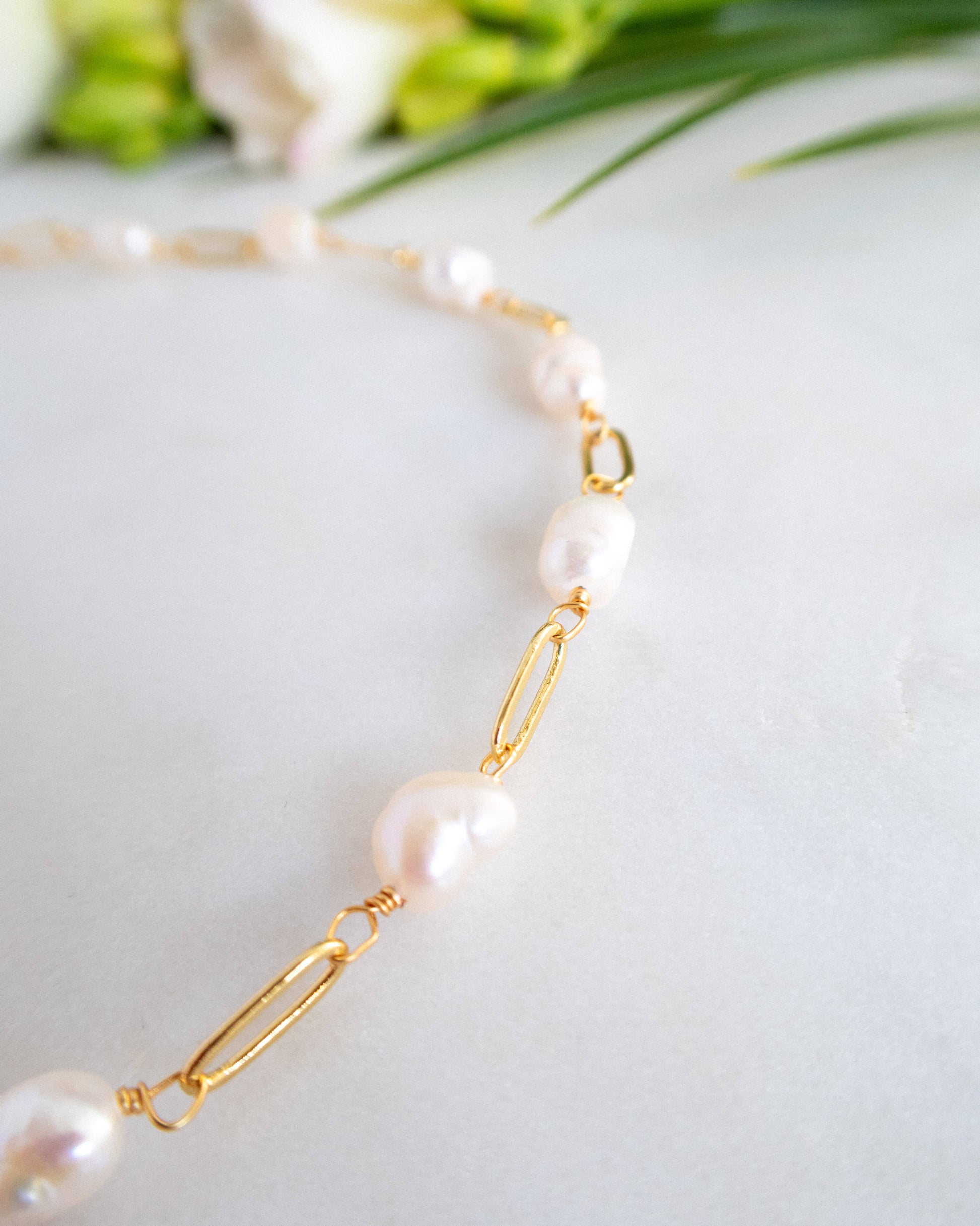 colier lant cu perle naturale love and stars jewels