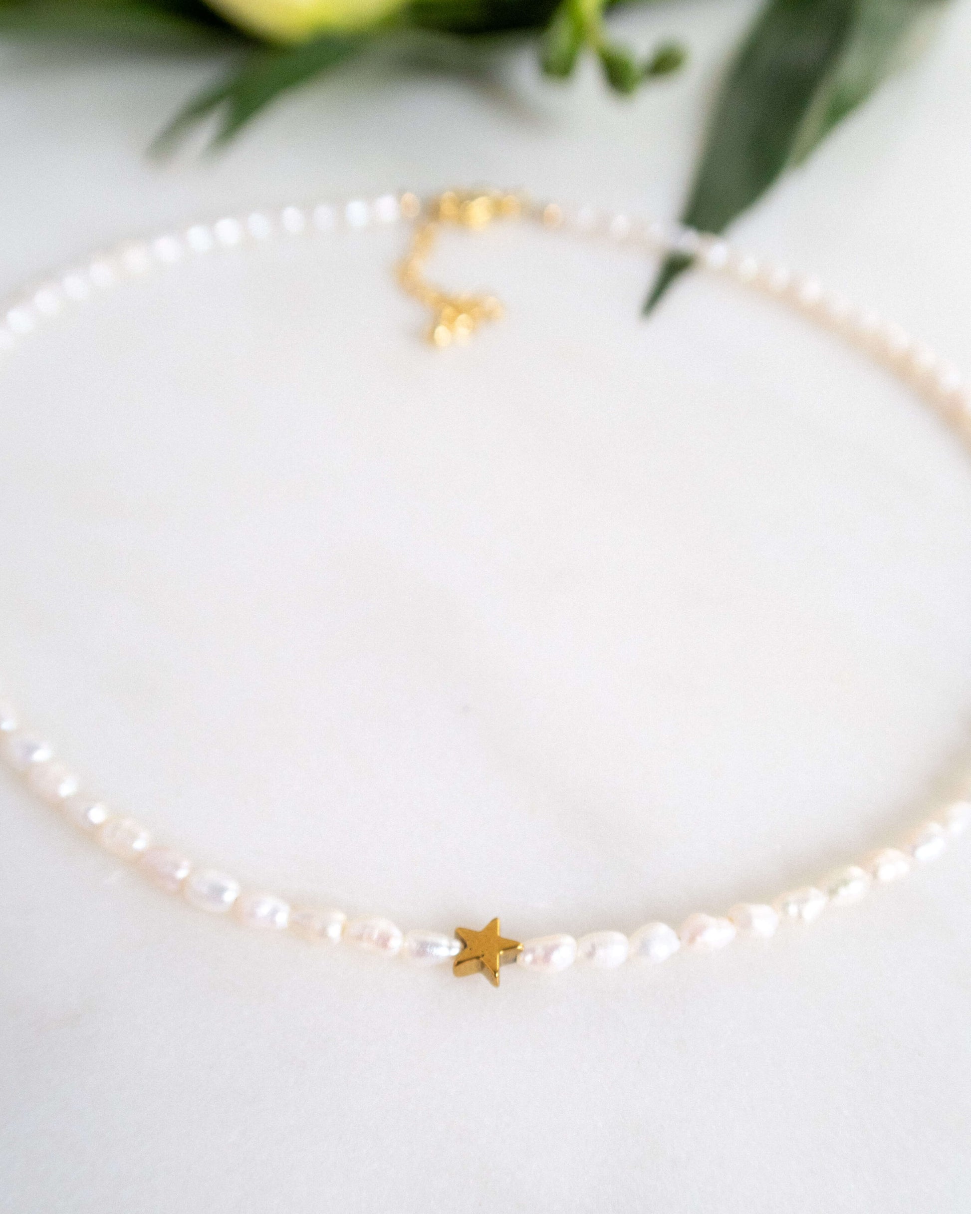 Colier perle naturale mici Love and Stars Jewels