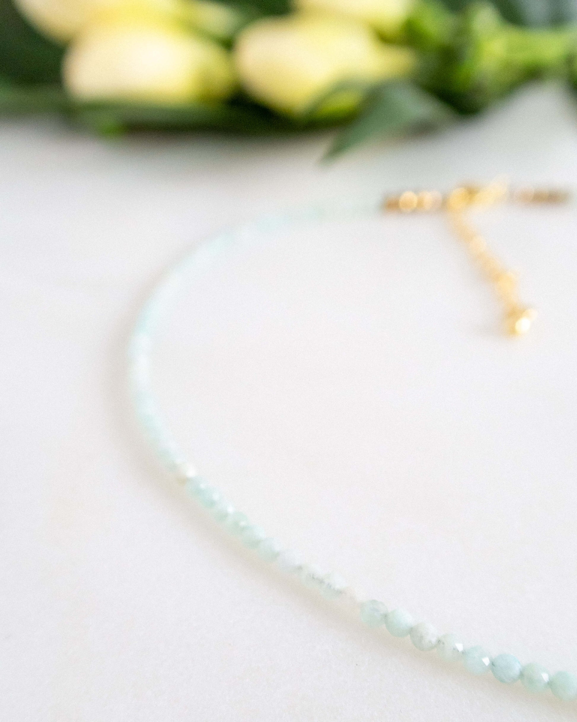 Colier amazonit perla naturala colier finut pentru vara love and stars jewels