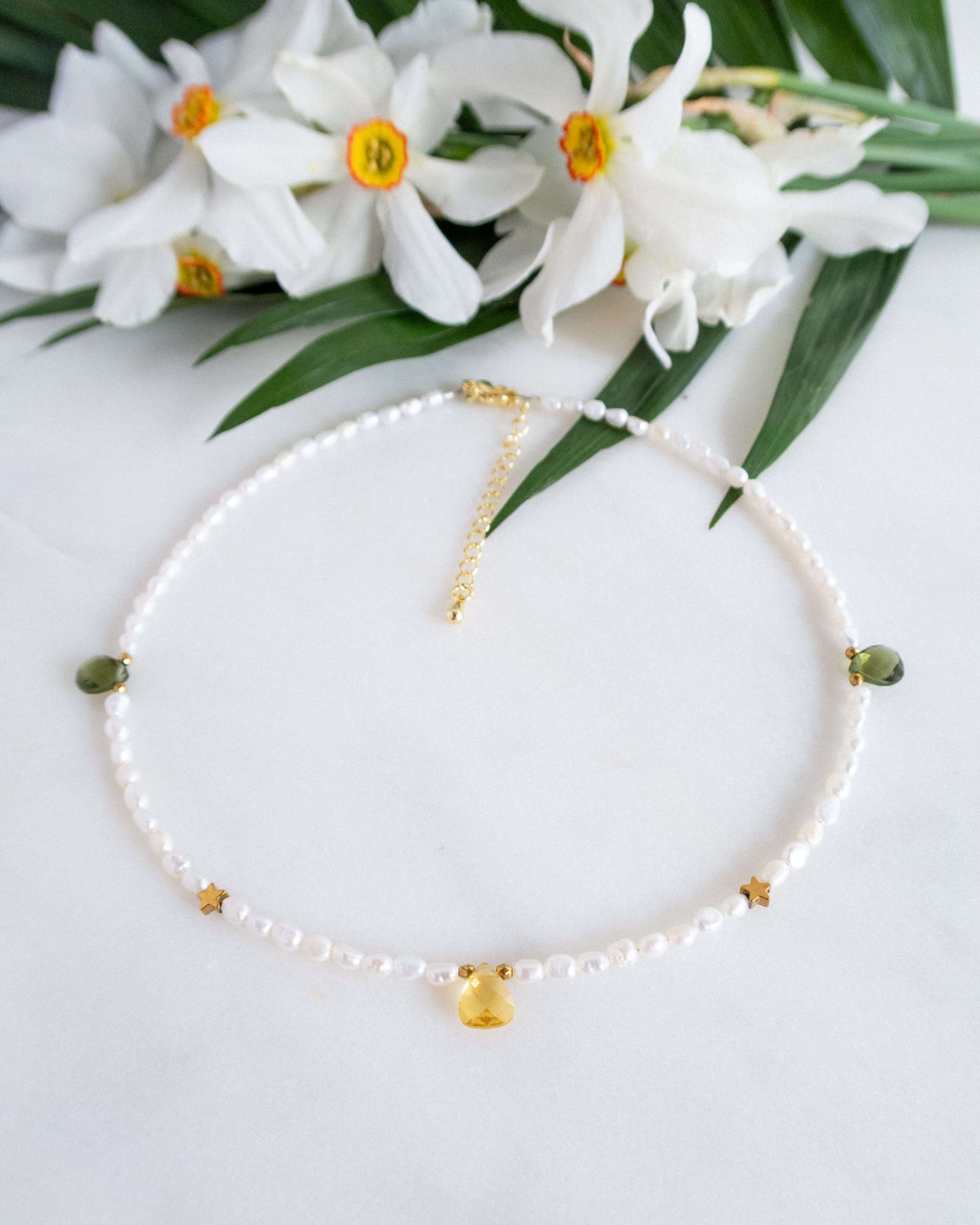 colier la baza gatului perle naturale love and stars jewels
