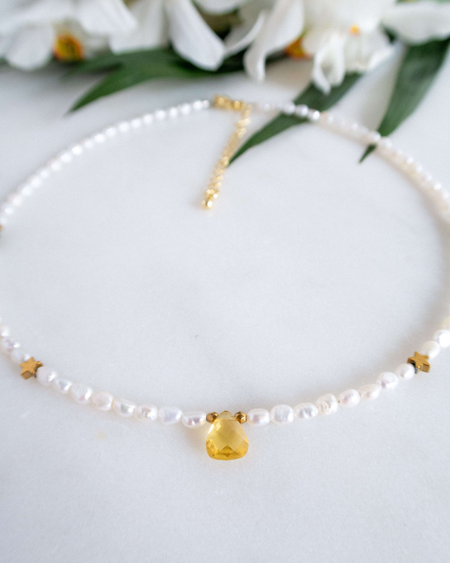 colier la baza gatului perle naturale love and stars jewels