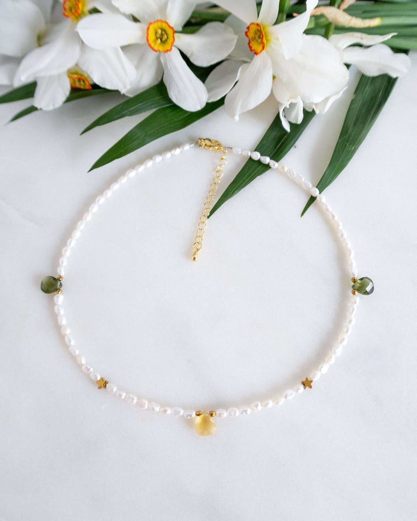 colier la baza gatului perle naturale love and stars jewels