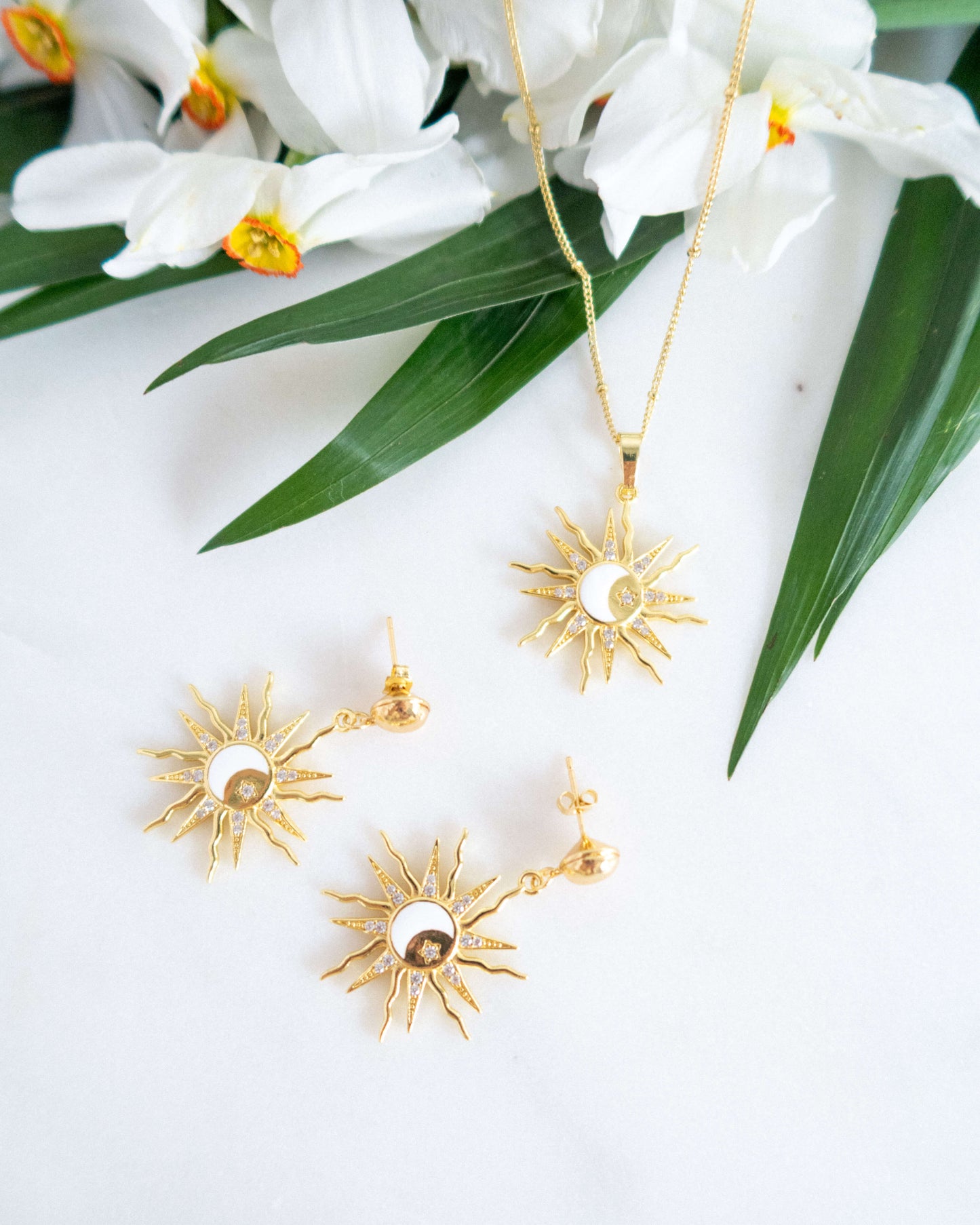 colier pandant soare love and stars jewels