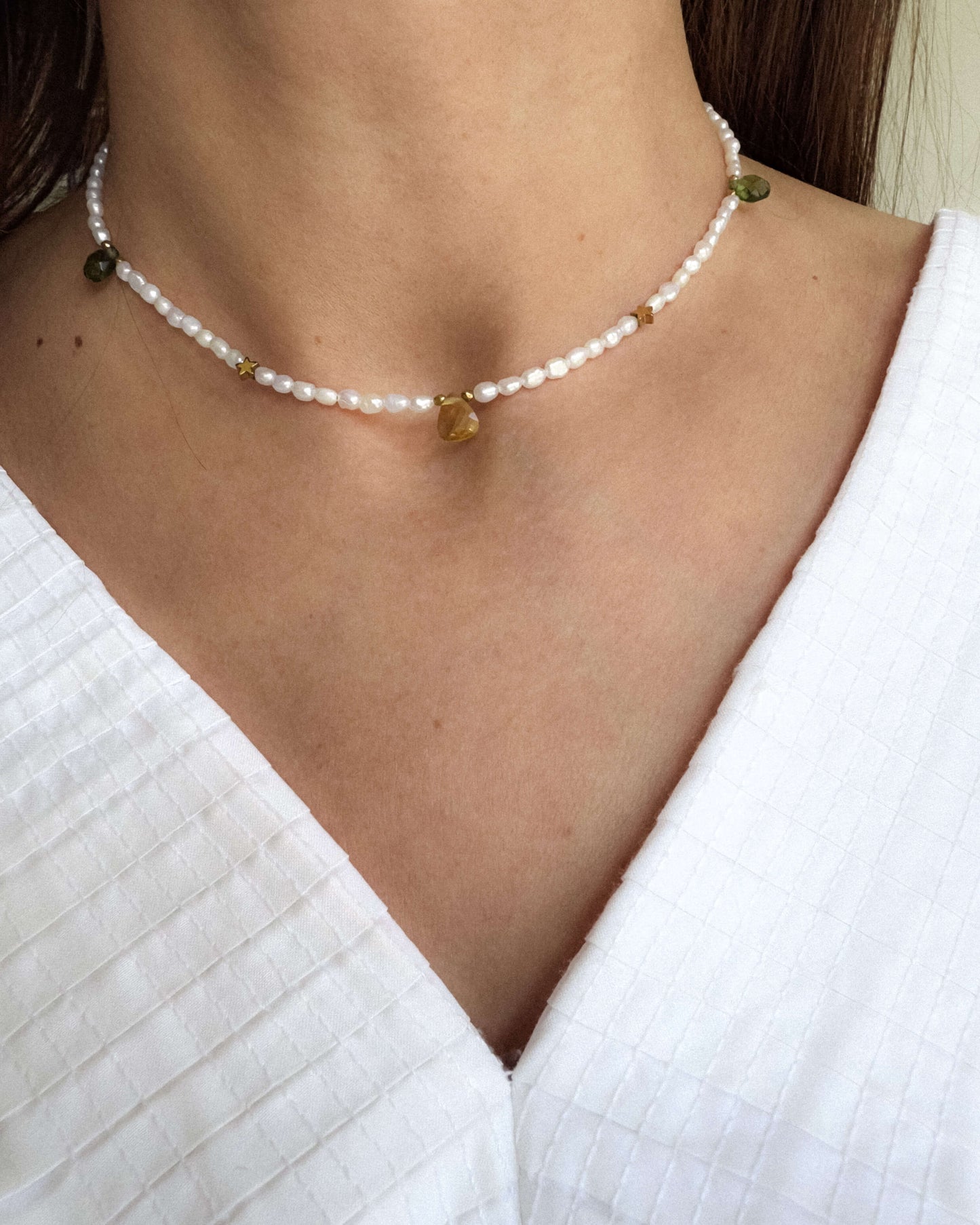 colier la baza gatului perle naturale love and stars jewels