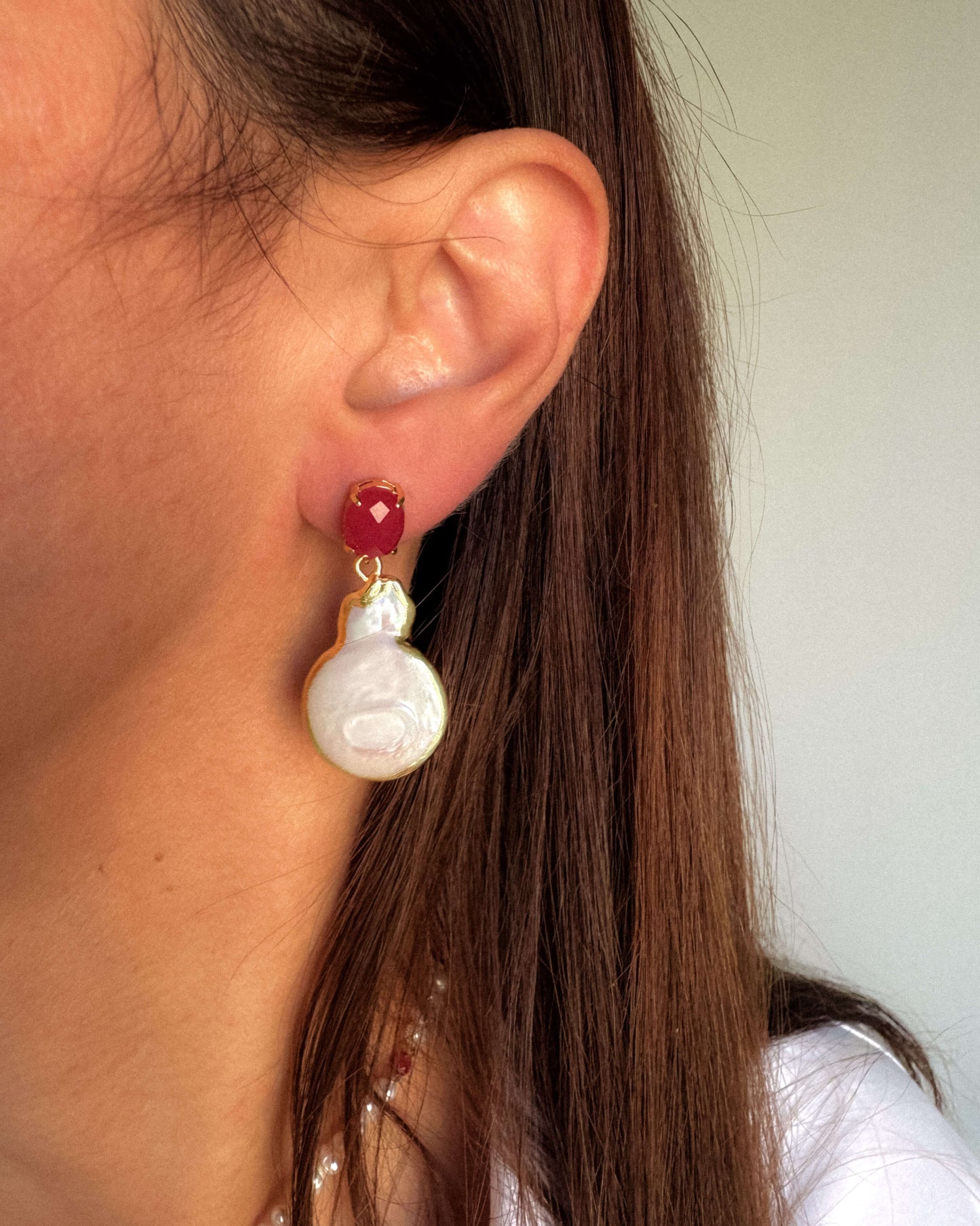 cercei perle naturale jad cadou pentru sotie love and stars jewels