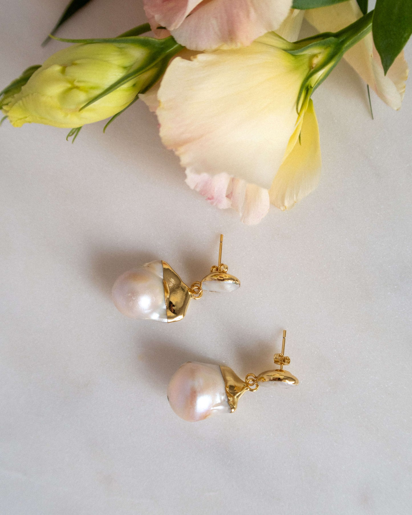 Cercei perle naturale baroc Love and Stars Jewels