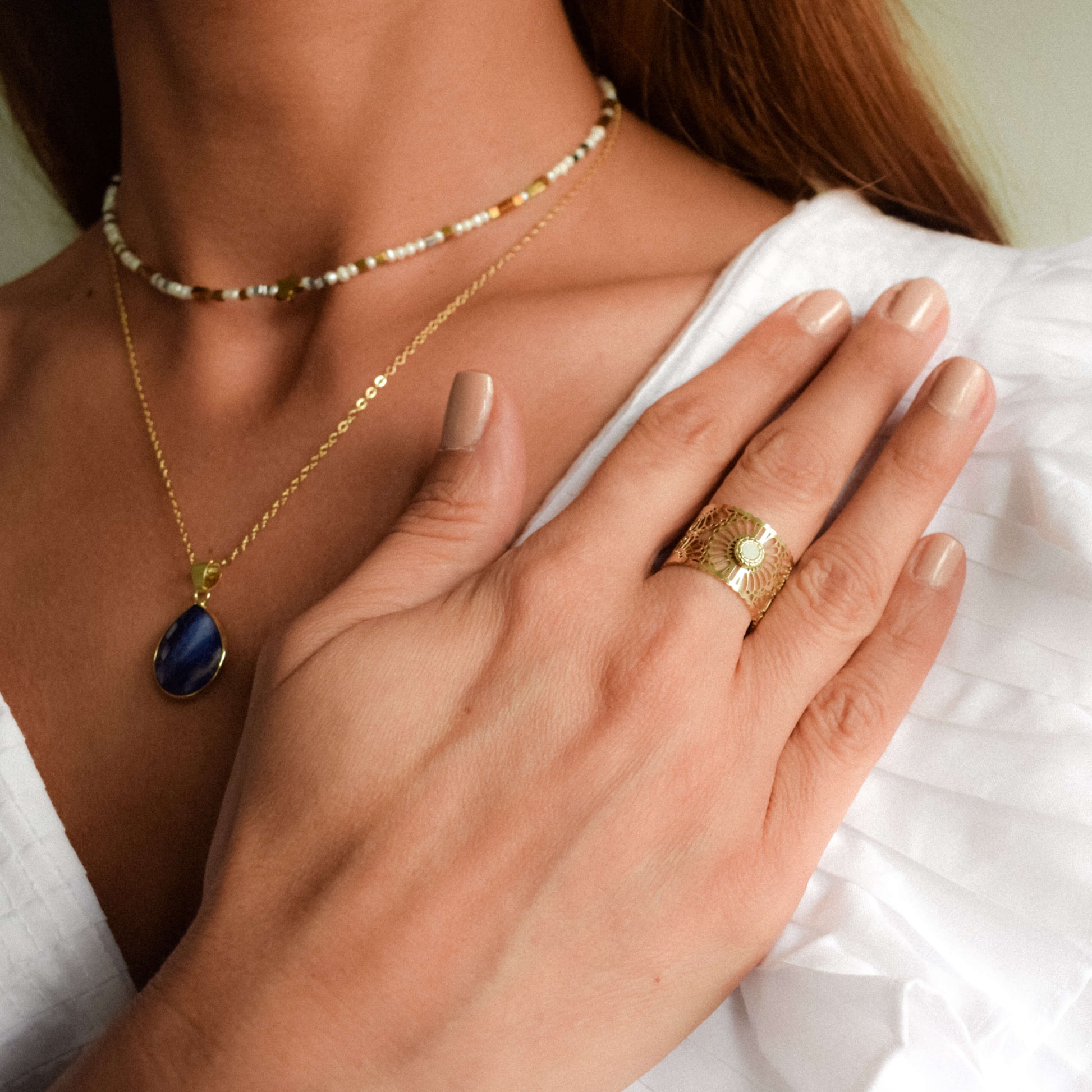 Inel superb ajustabil Love and Stars Jewels