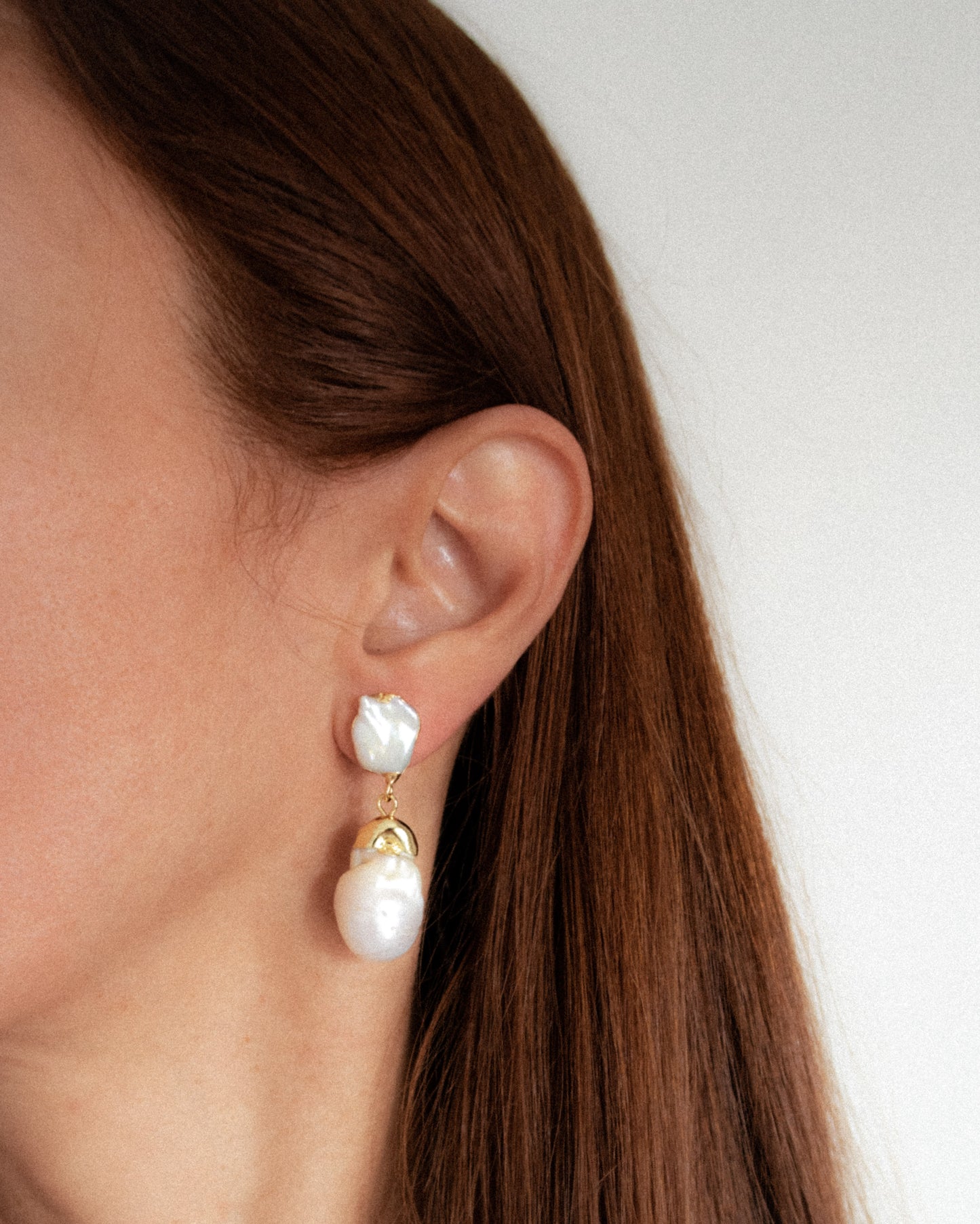 Cercei perle naturale baroc Love and Stars Jewels