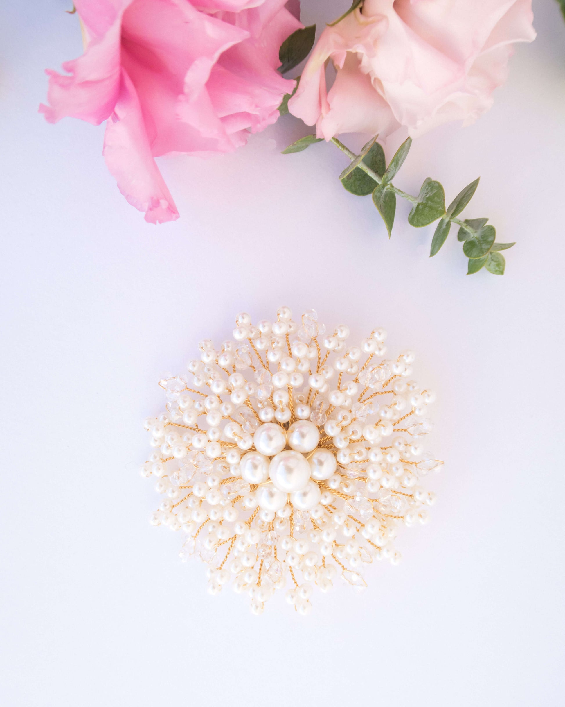 brosa cu perle cadou love and stars jewels