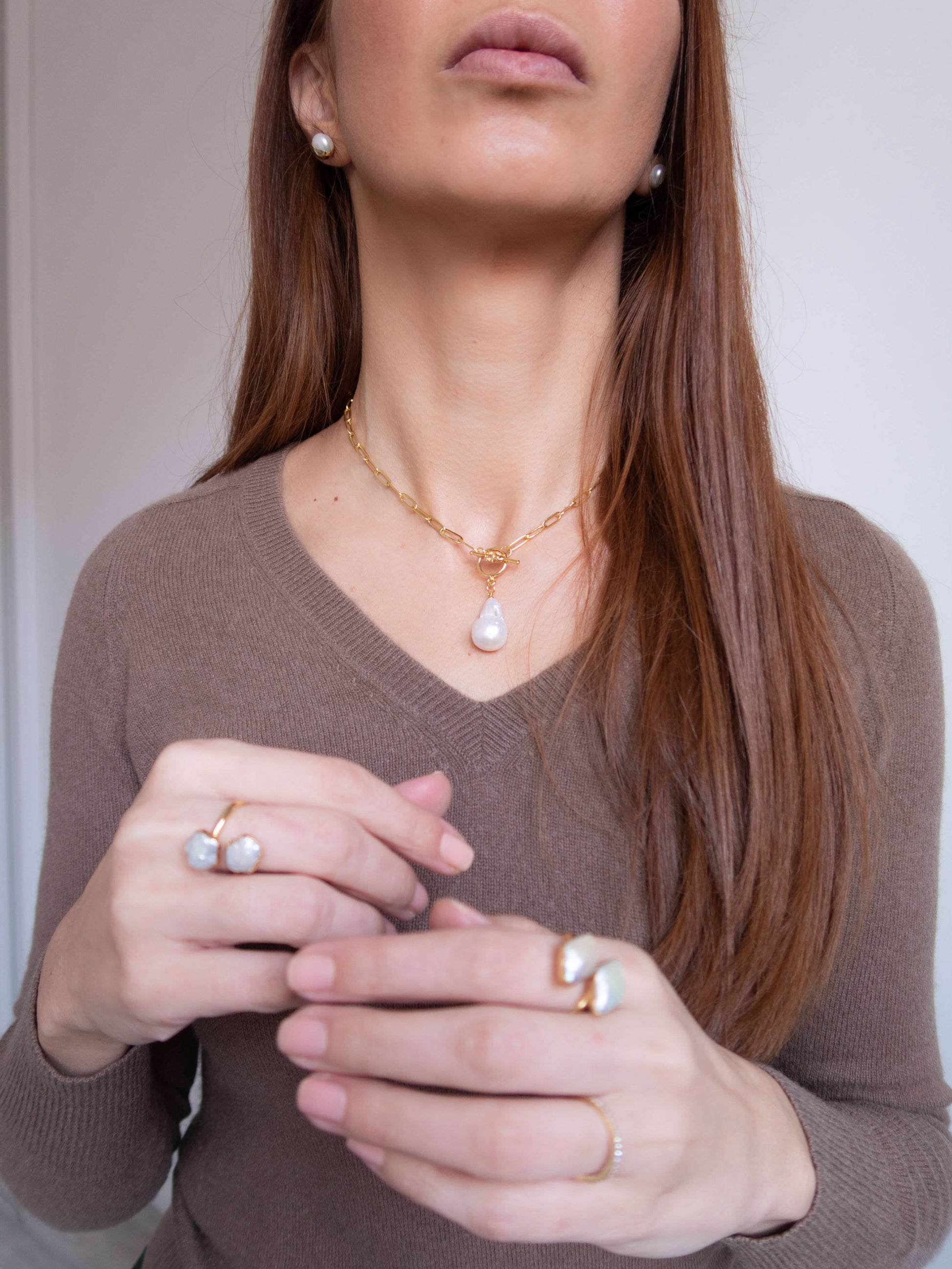 Love and Stars Jewels Cercei simpli cu perle