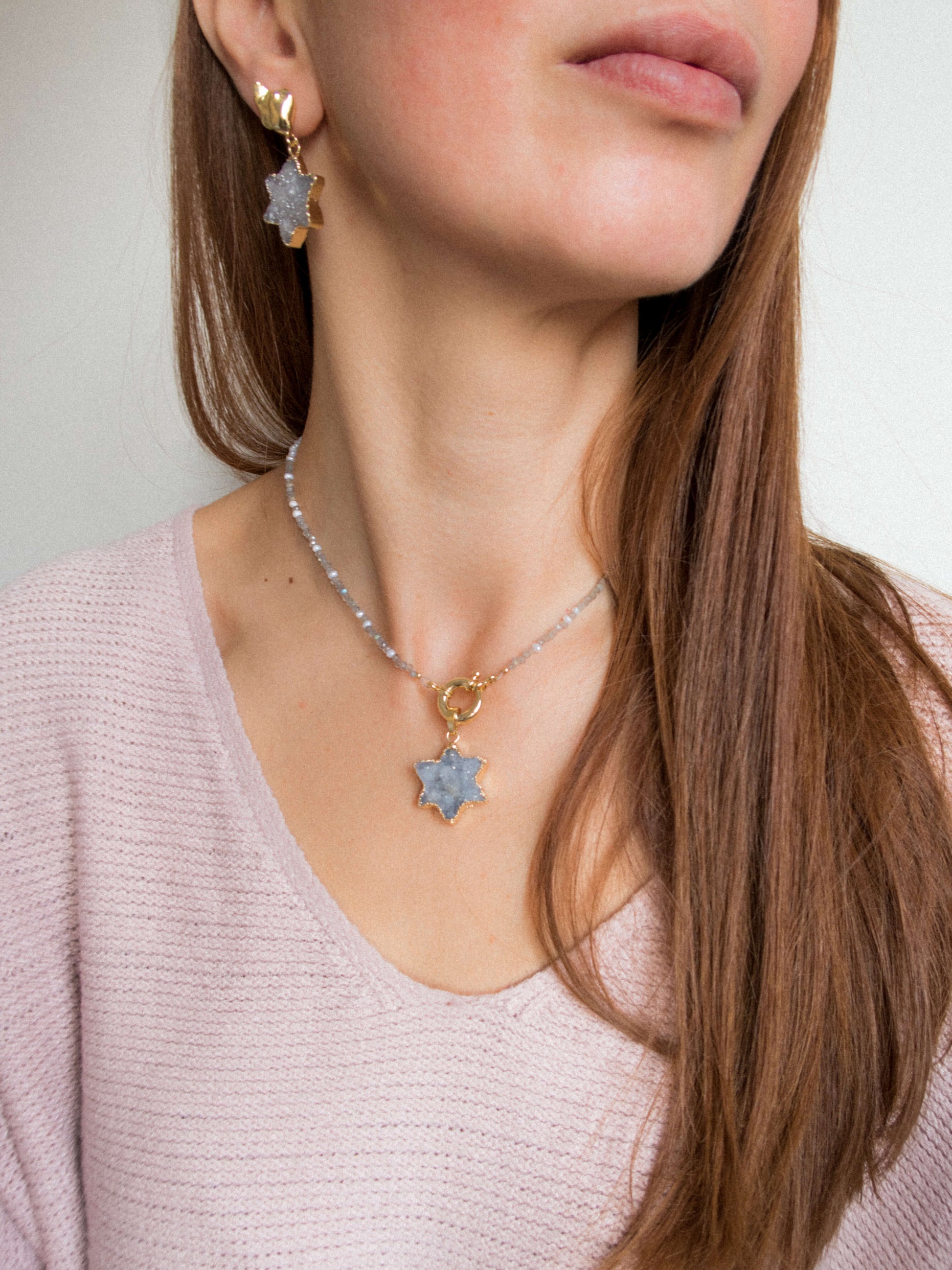 Cercei frumosi Love and Stars Jewels