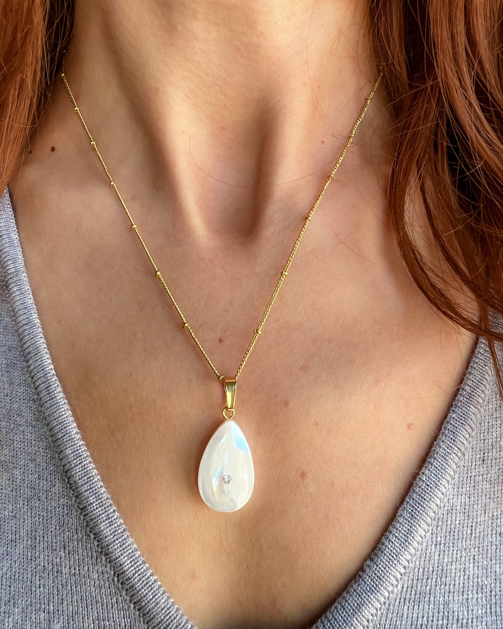 colier deosebit sidef de scoica love and stars jewels