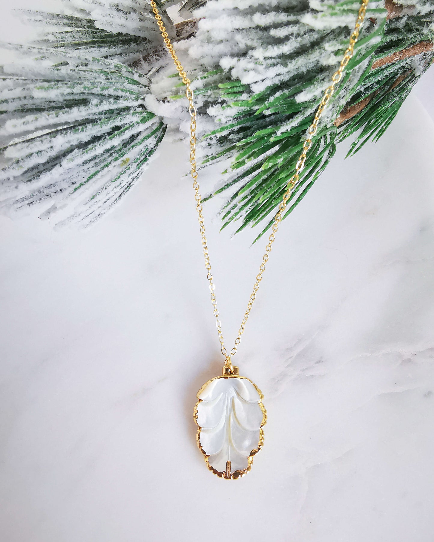 Colier din sidef de scoică Love and Stars Jewels