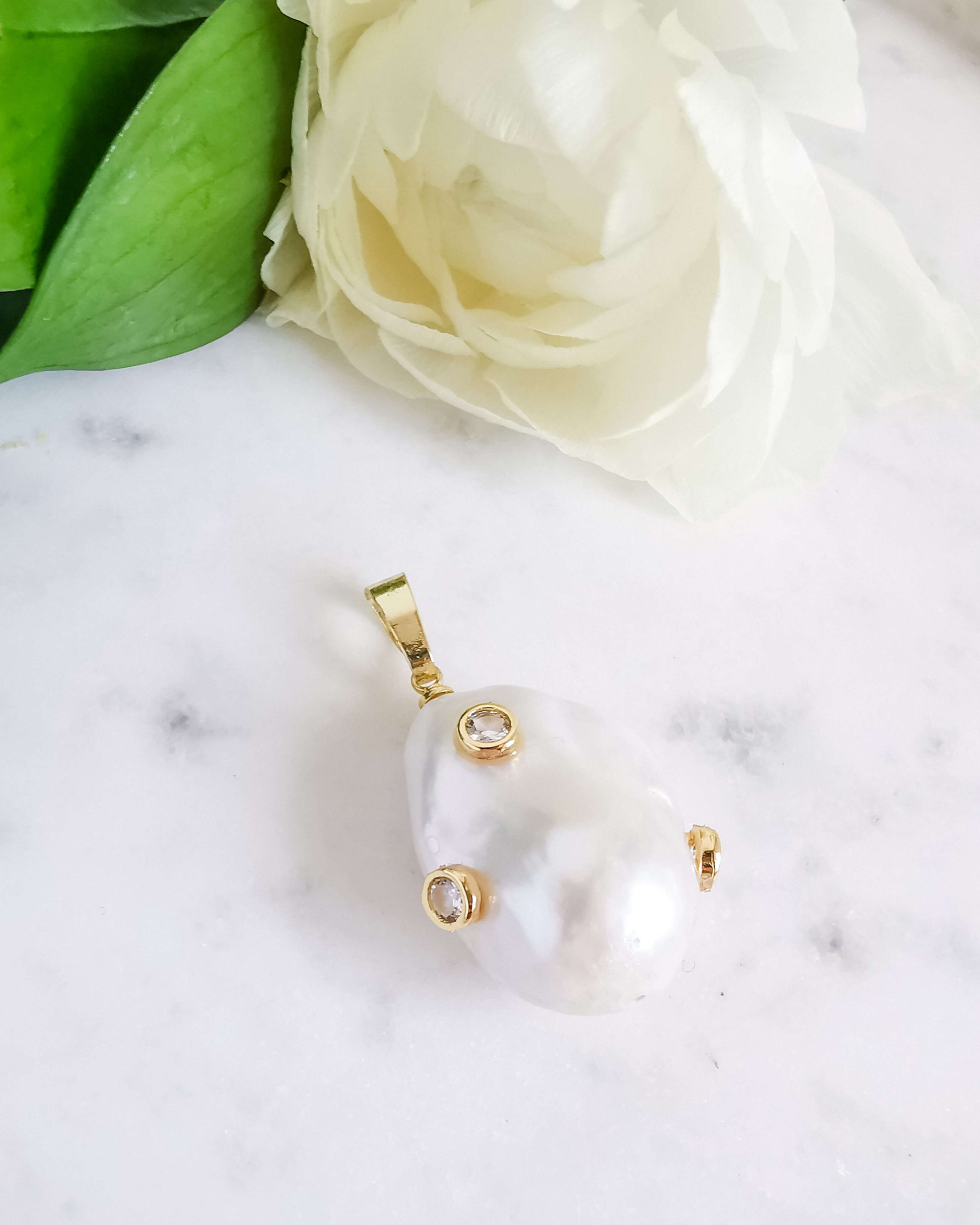 Pandant perla naturala Love and Stars JEwels