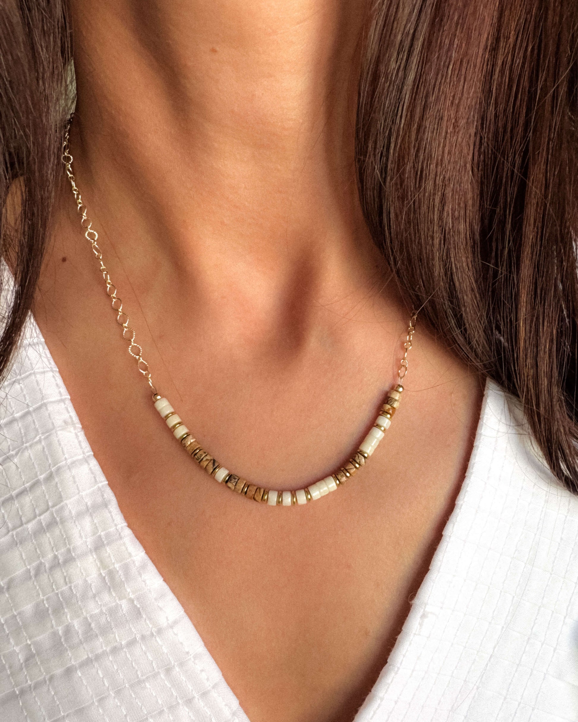 Colier basic pentru vara Love and Stars Jewels
