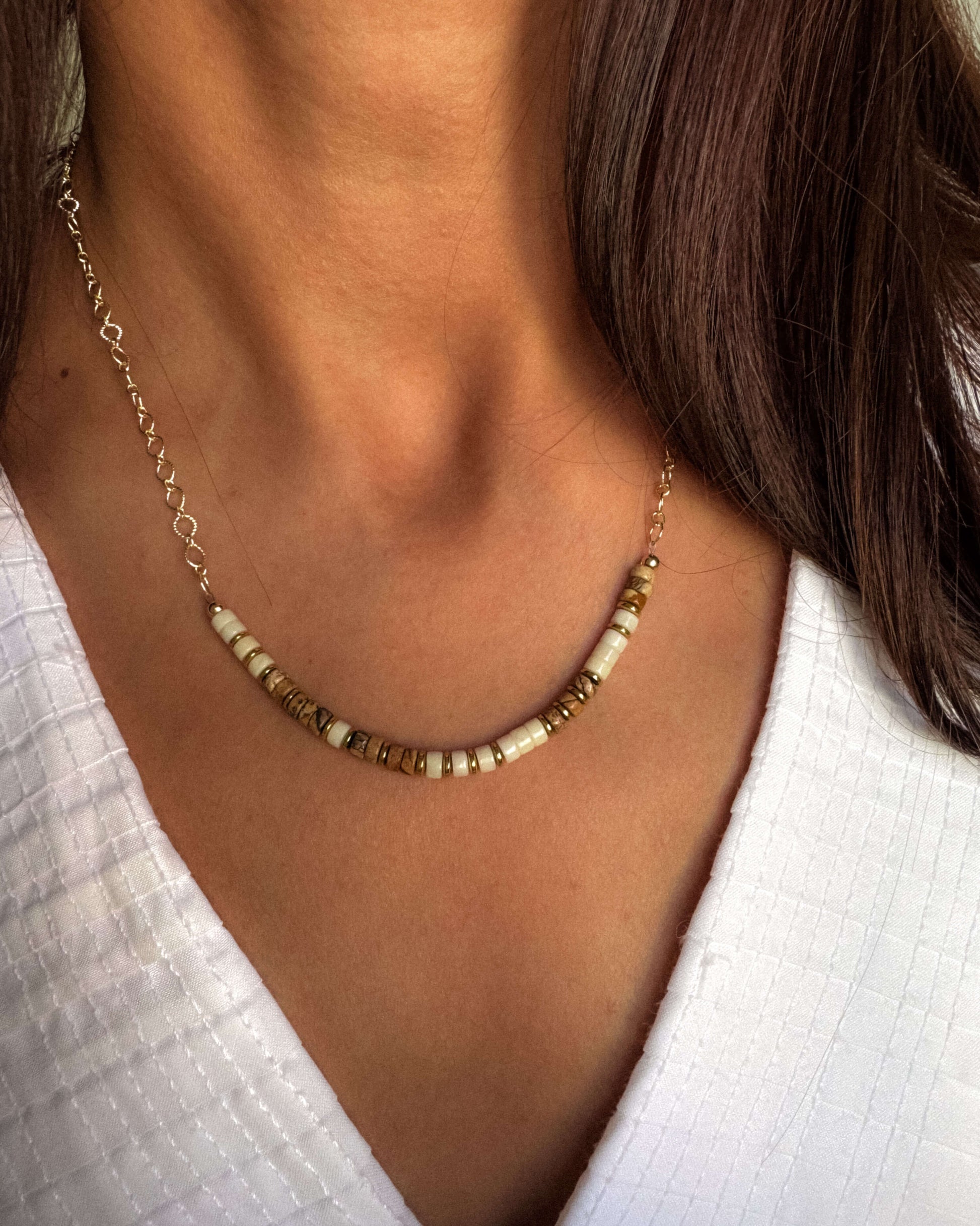 Colier basic pentru vara Love and Stars Jewels