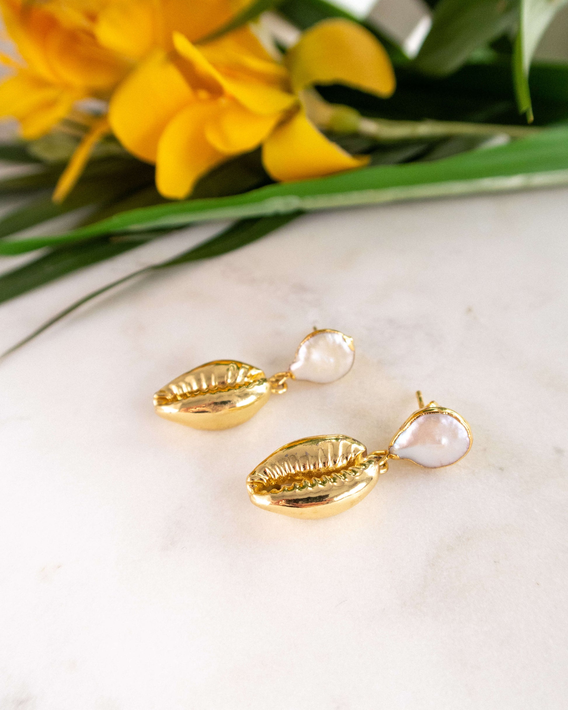 cercei pentru vara 2026 scoici love and stars jewels
