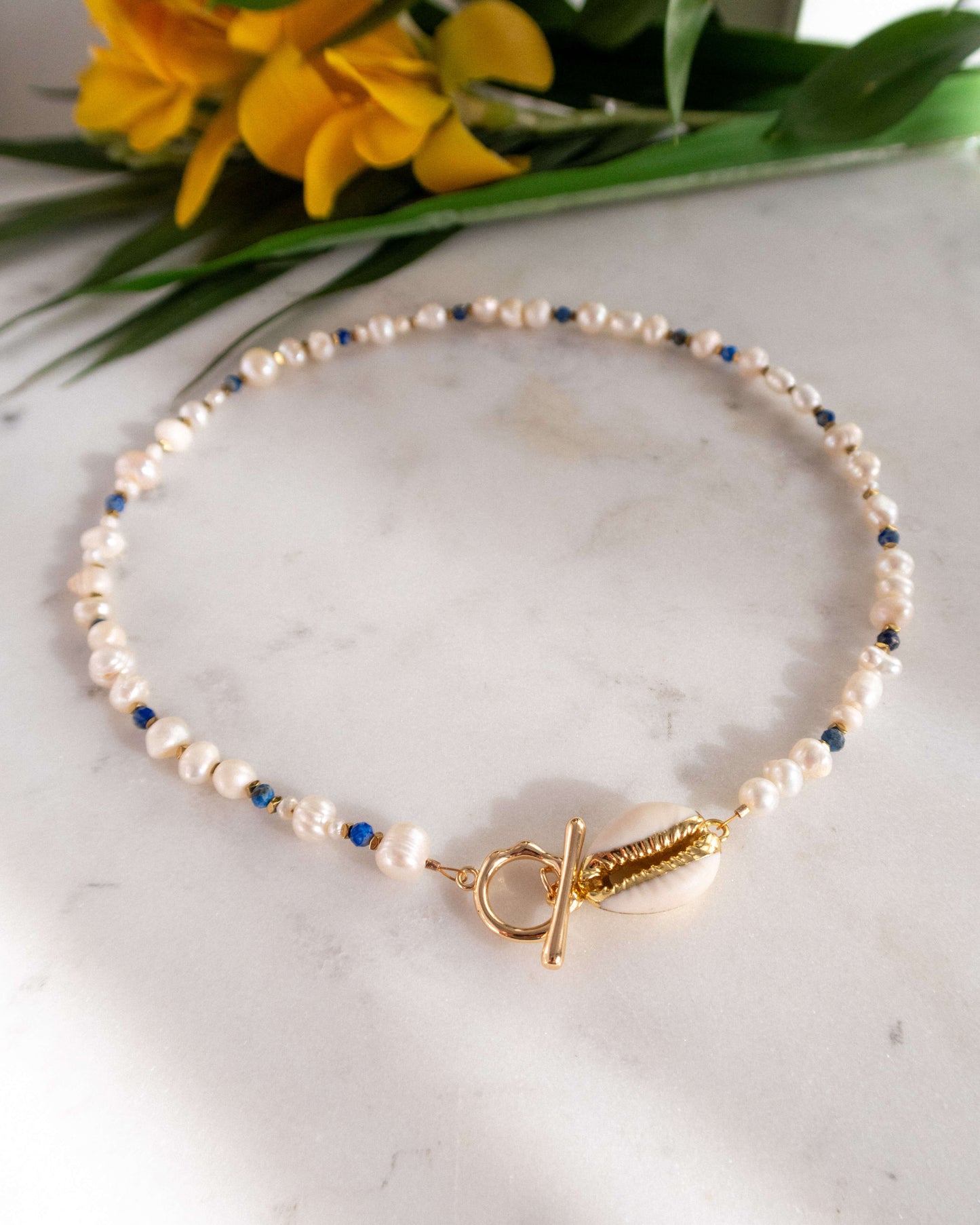 colier de vara perle naturale love and stars jewels