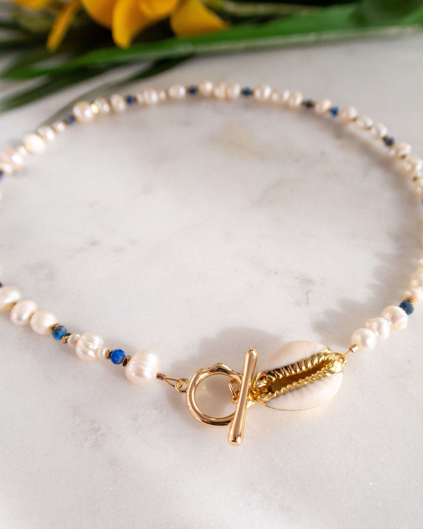 colier de vara perle naturale love and stars jewels