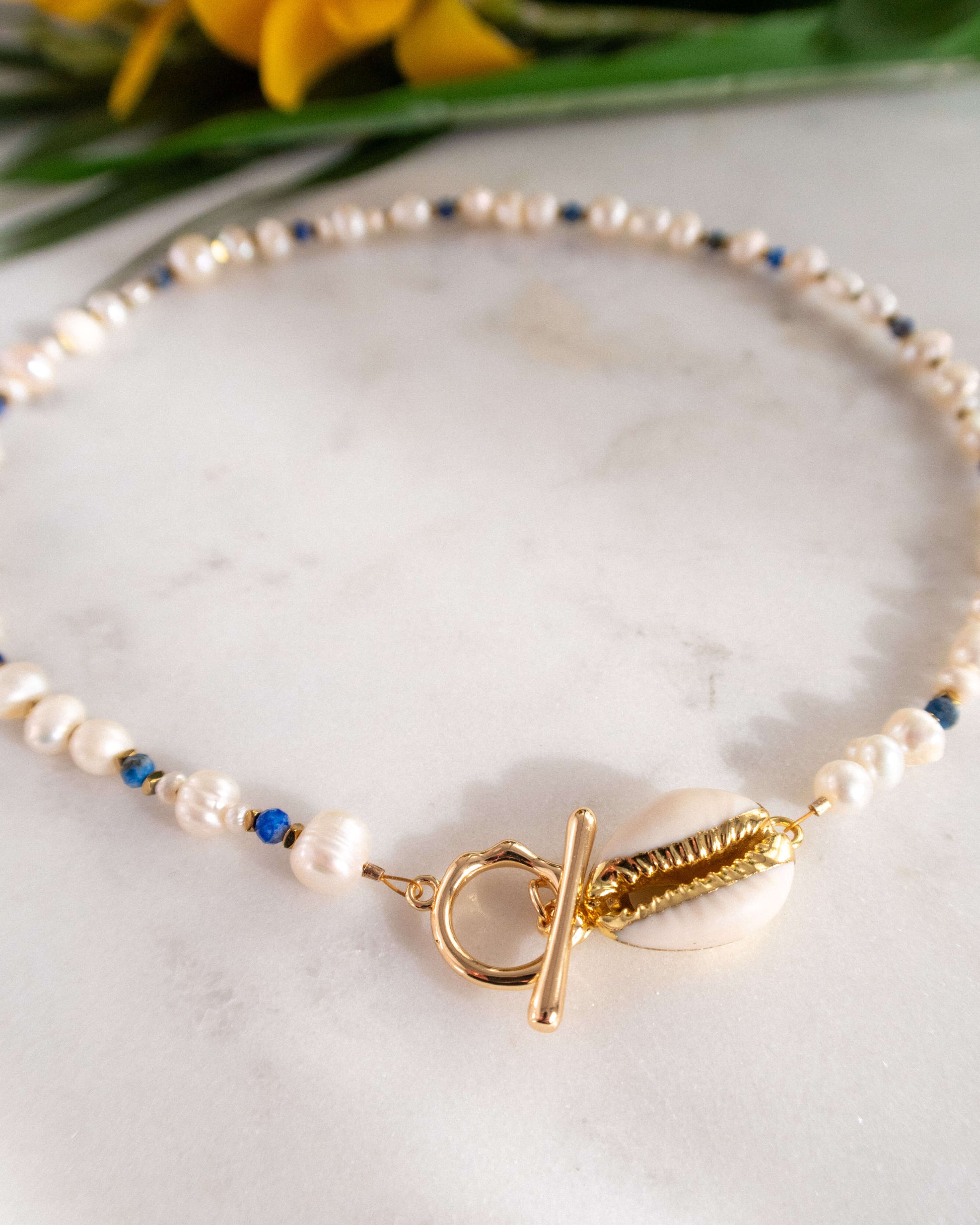 colier de vara perle naturale love and stars jewels